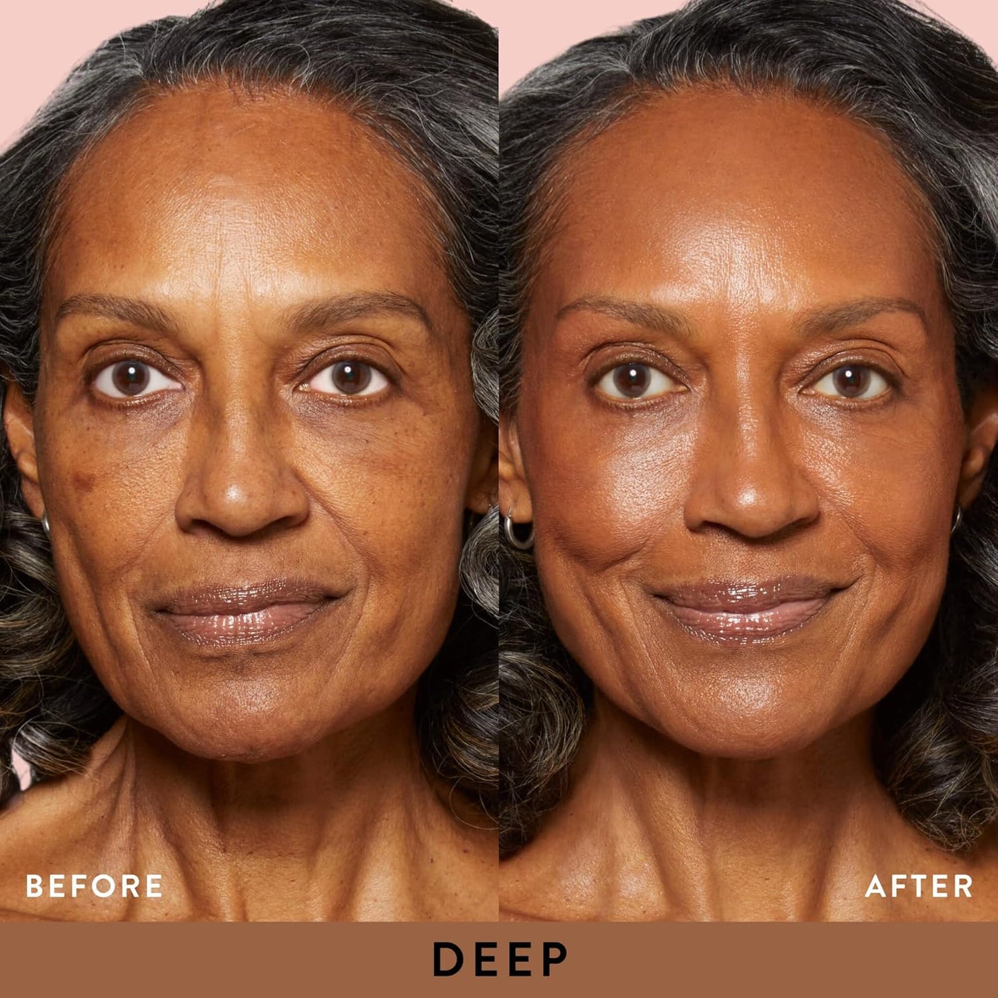 Laura Geller Baked Balance-N-Glow Foundation - Deep - Buildable Sheer to Light Coverage, Satin Finish