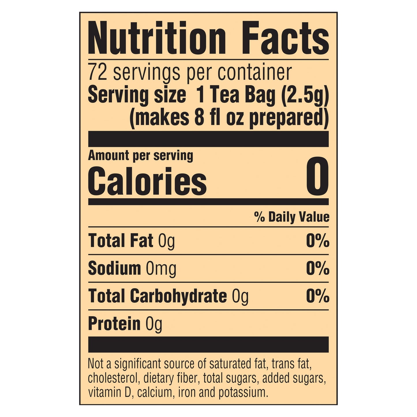 Lipton Tea Bags For a Iced or Hot Tea Organic Black Tea Iced or Hot Tea that Can Help Support a Healthy Heart 5.9 oz 72 Count