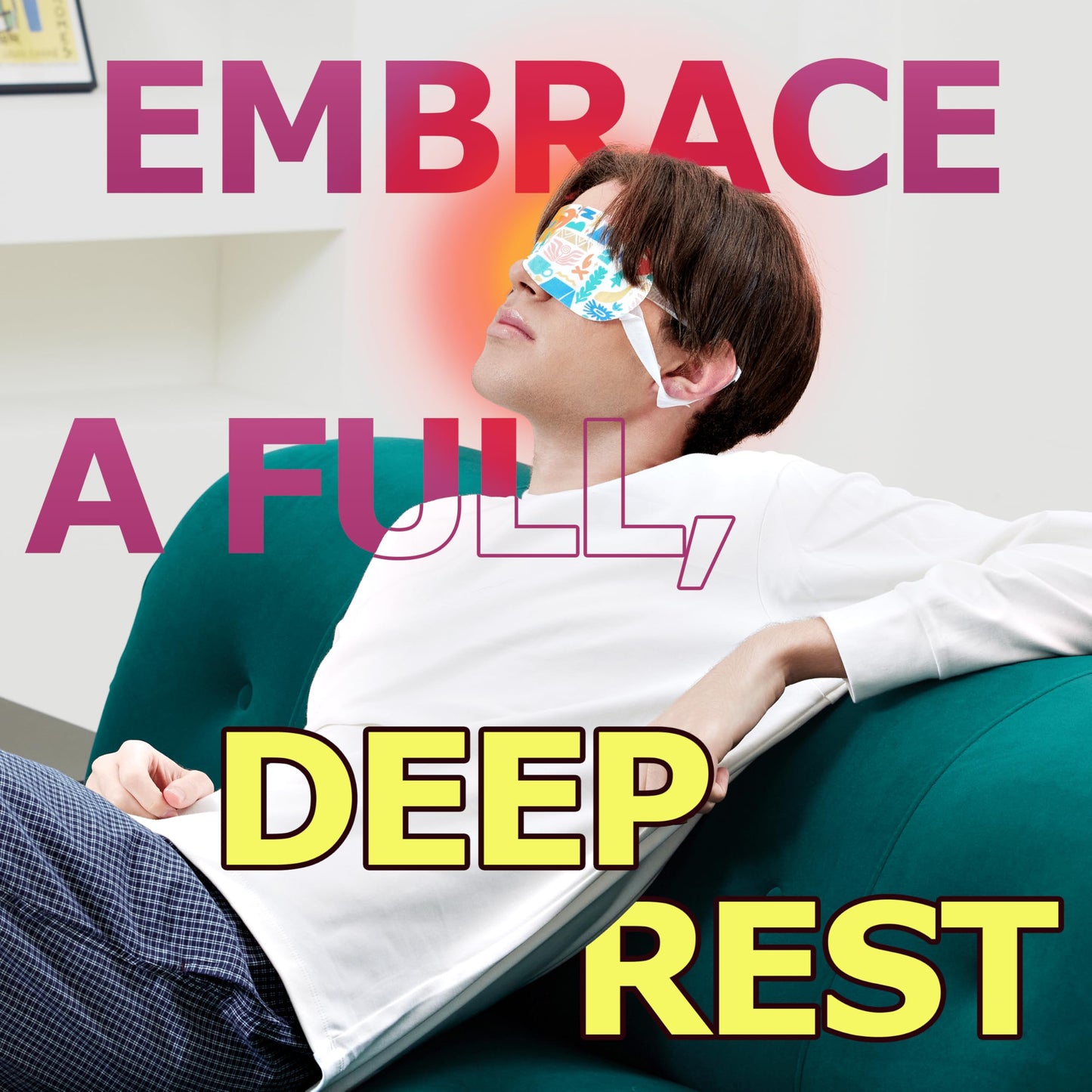 myHOT Steam Eye Mask 20 Pack – Warm Compress Eye Cover for Relief for Dry Eyes, Disposable, Sleeping Eye Heater, Spa, Relaxation, Made in Korea-TSA Compliant