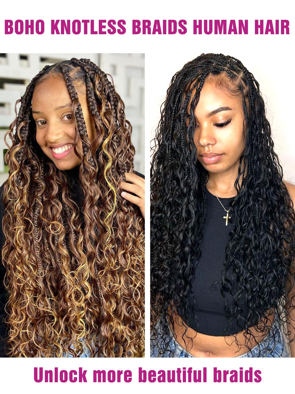 Human Braiding Hair Deep Wave Bulk Human Hair,1B Black No Weft Curly Braiding Hair Extensions for Boho Braids Wet and Wavy Braiding Human Hair Bundles(18inch,1B,100g)