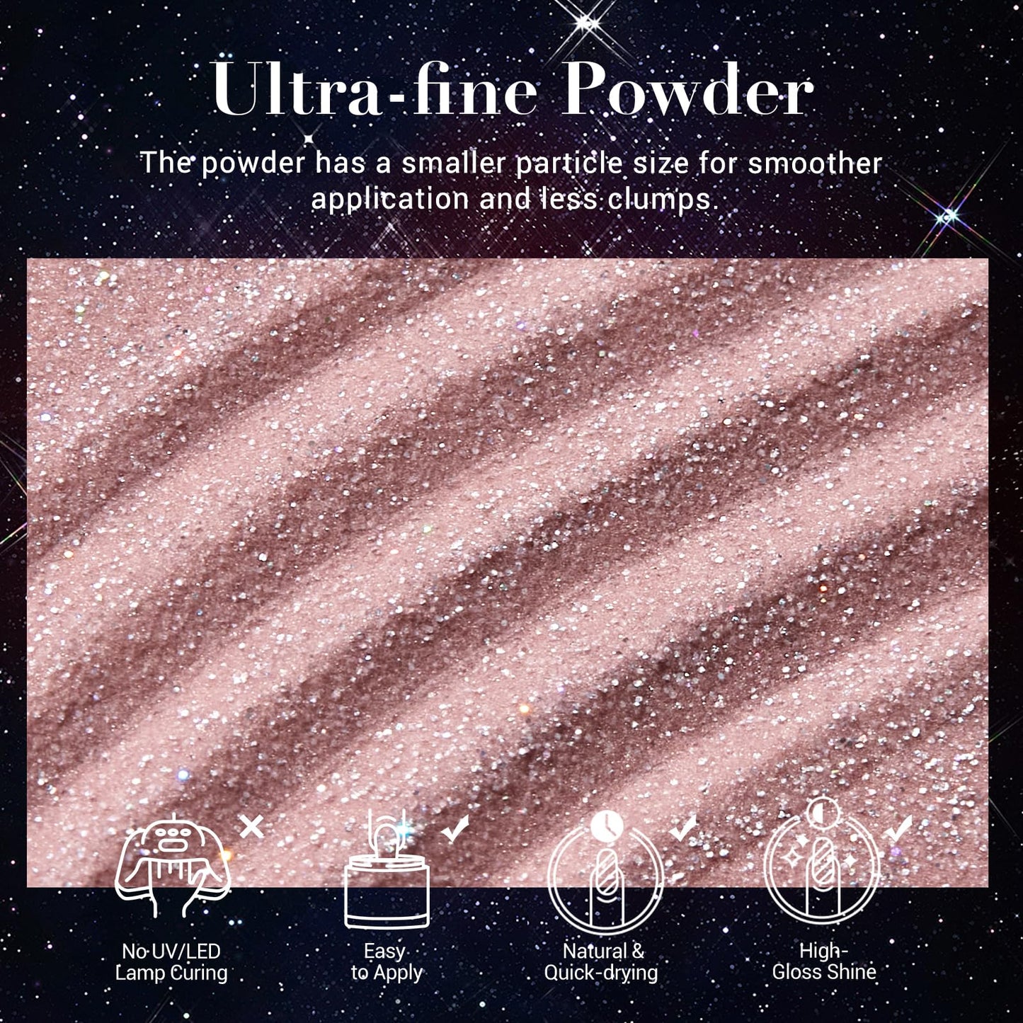 AZUREBEAUTY Dip Powder Nail Set 6 Colors Dark Light Blue Purple Brown Wine Red Shimmery Sparkle Shiny Fall Winter Dipping Powder Starter Kit French Nail Art Manicure Salon No Need Nail Lamp Cured
