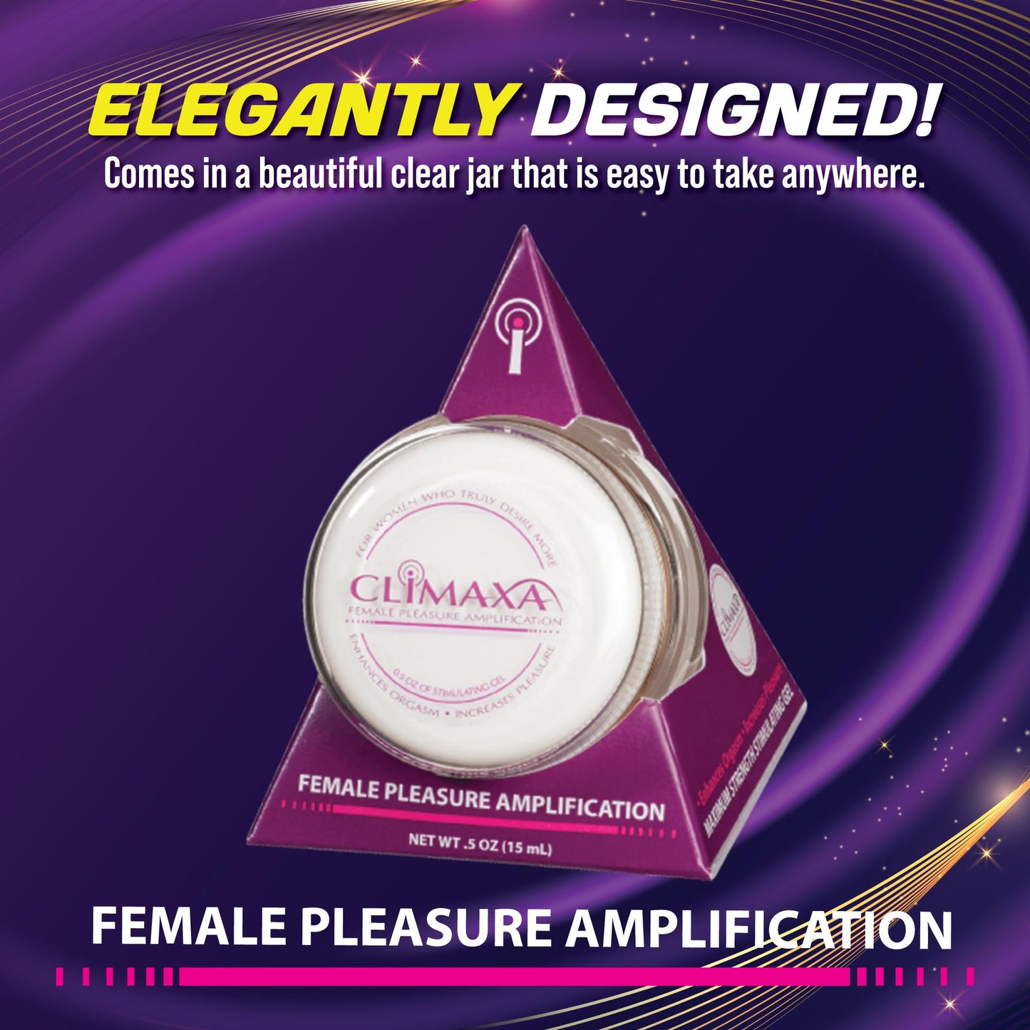 Climaxa Female Stimulating Gel .5 Oz Jar (Package of 2) | By Body Action Products