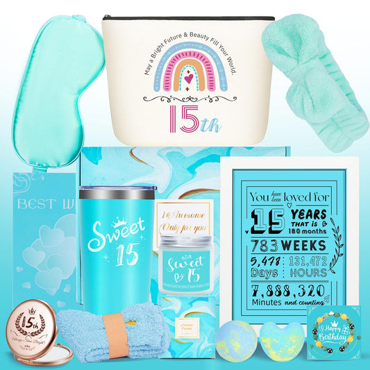 15 Year Old Girl Gift ideas | Sweet 15 Birthday Gifts Box for Girl | Best Gifts Set for Girls Age 15 Only | Exclusive 2025 Edition