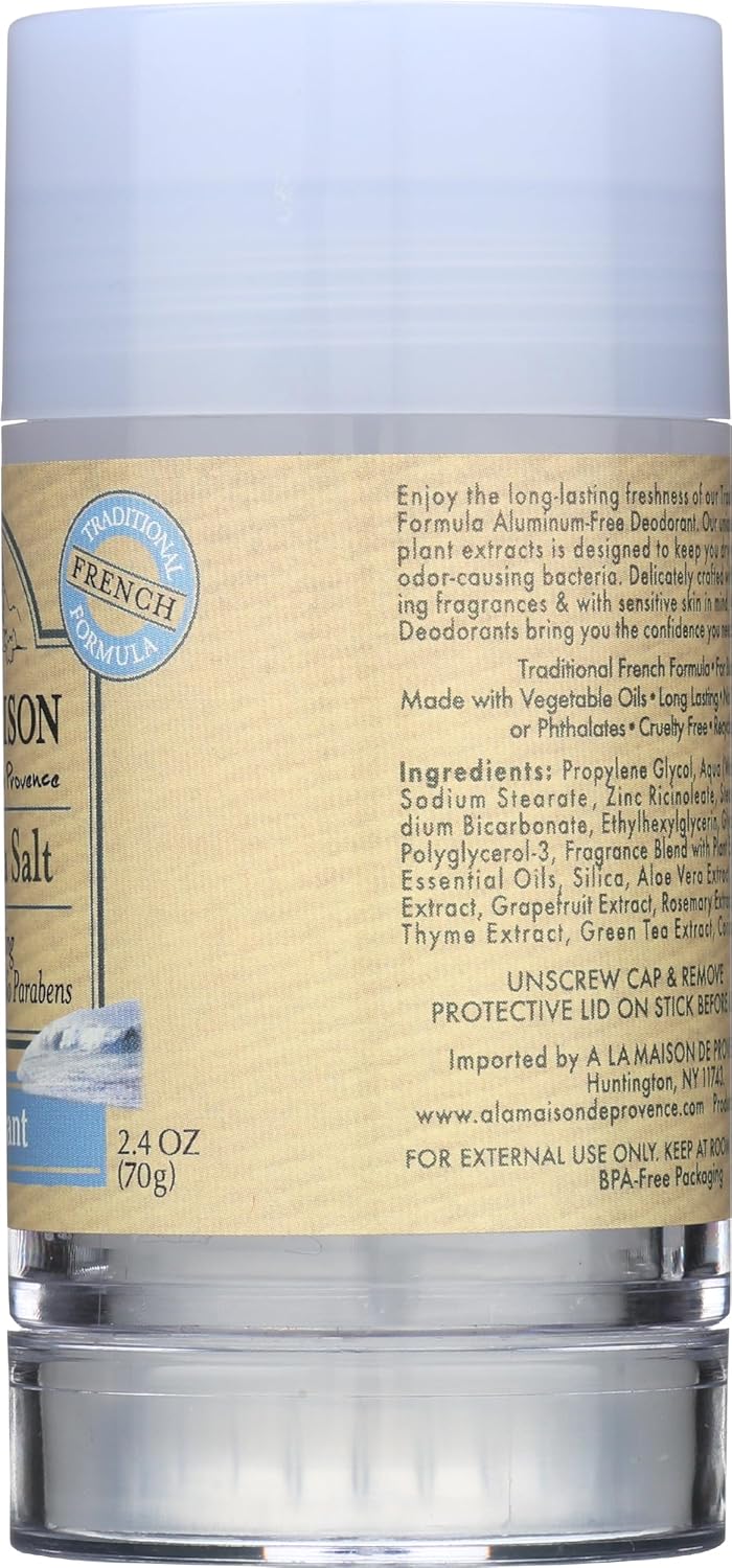 Fresh Sea Salt Deodorant - Long Lasting, Natural Formula | 2.4 Oz