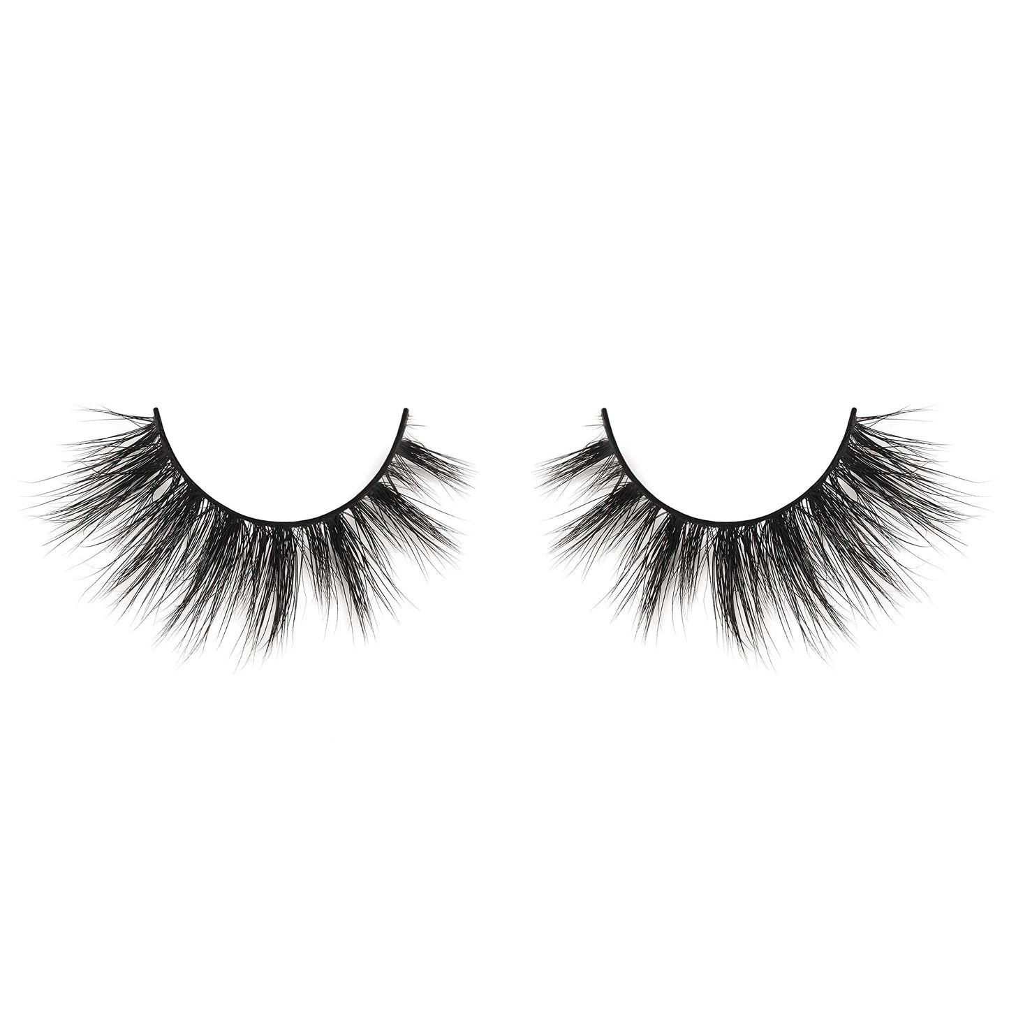 Lilly Lashes Miami Flare 3D Mink Lashes, Mink Eyelashes, The Original Lilly Lash For Wispy & Natural Look, Reusable Eyelashes up to 25x, Fluffy Lashes, Strip Lashes, Lash Glue not Included