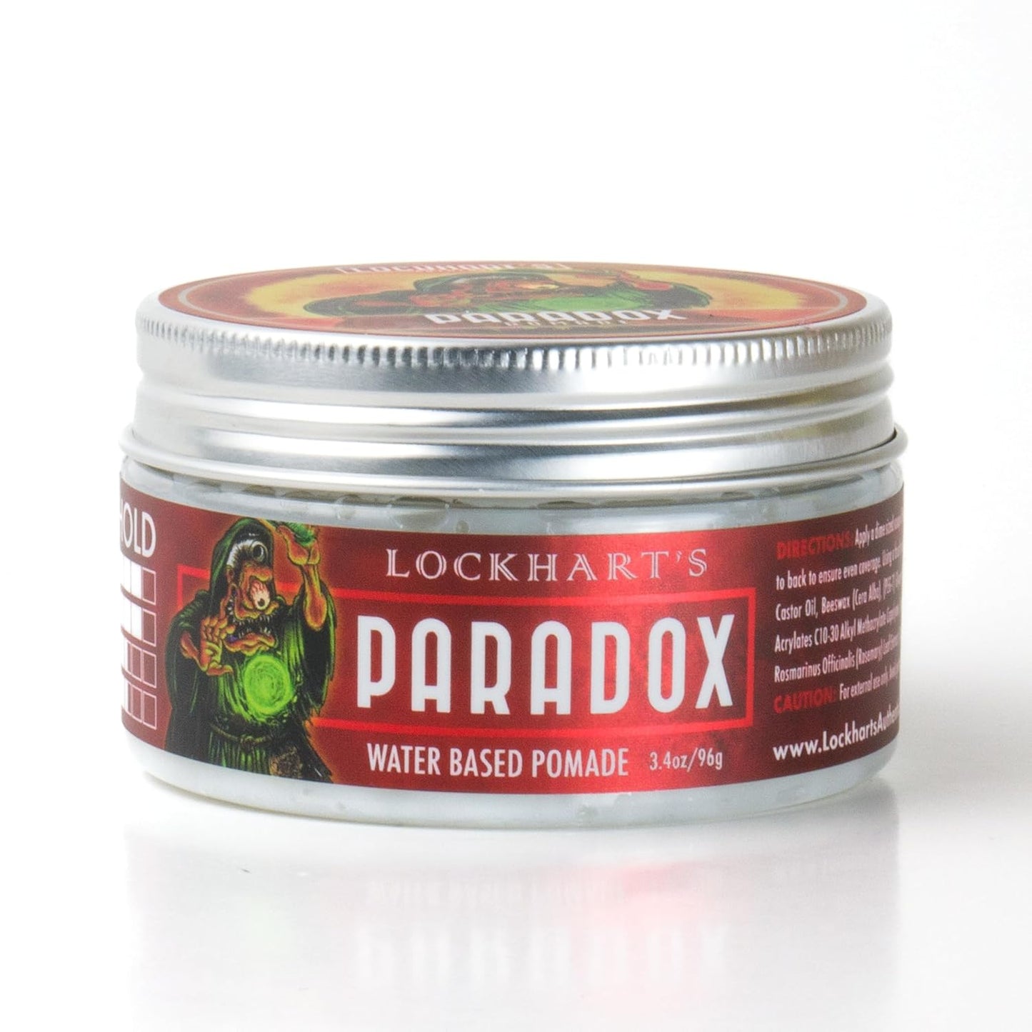 Lockhart’s Paradox Water-Based Pomade - Nourishing Firm Hold Pomade for Men | Aqua Di Goon Scent (3.4oz)