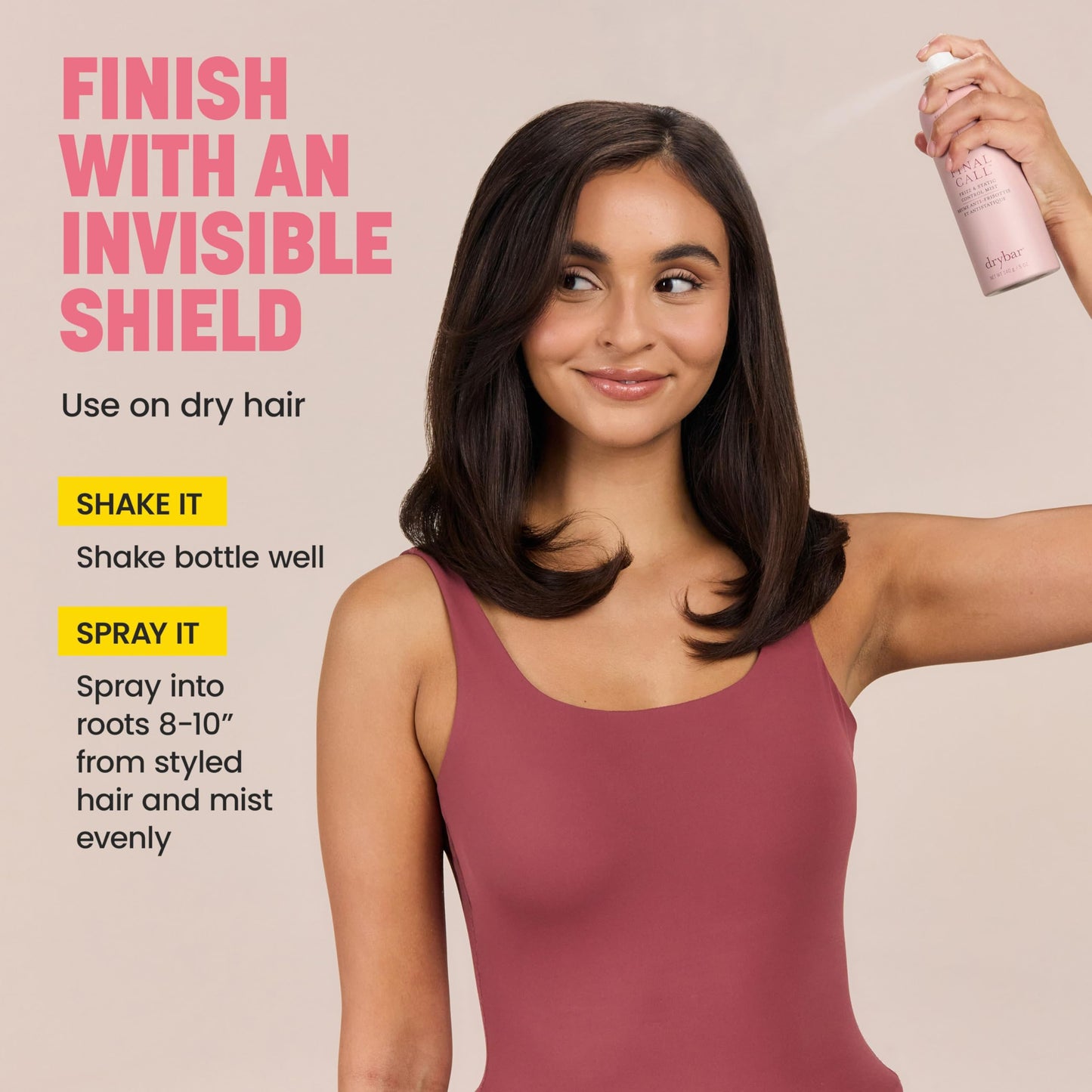Drybar Final Call Frizz & Static Control Mist, Blanc Scent, Jumbo 10 oz