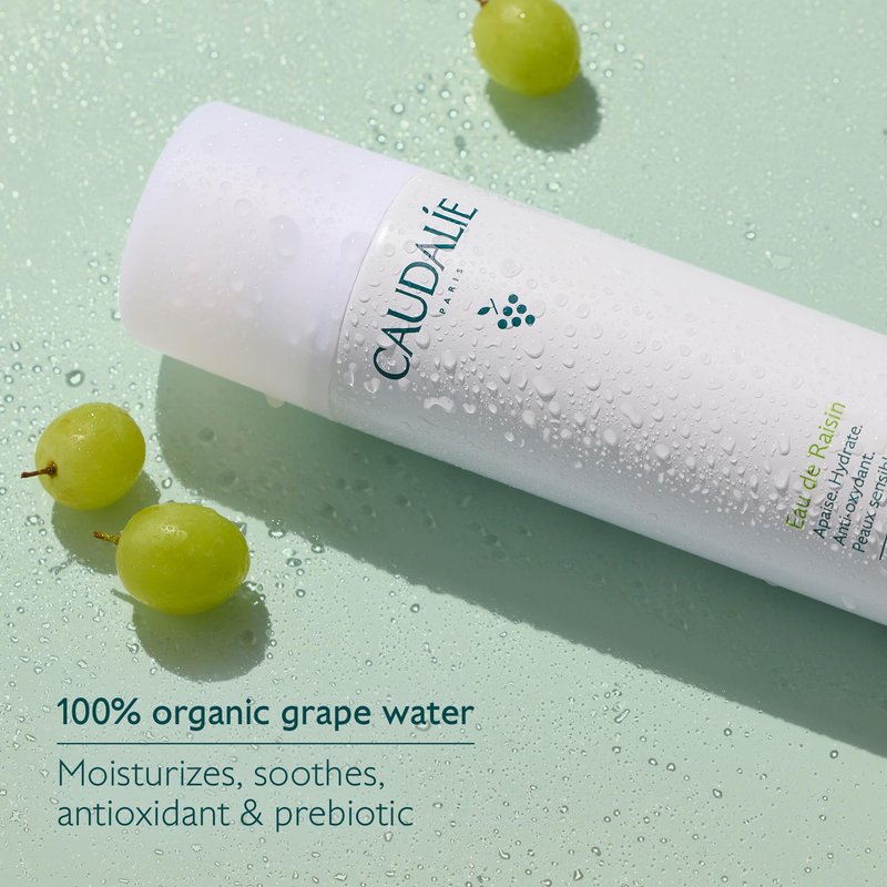 Caudalie Beauty Elixir Toning Face Mist and Travel Size Grape Water Mositurizing and Soothing Face Mist