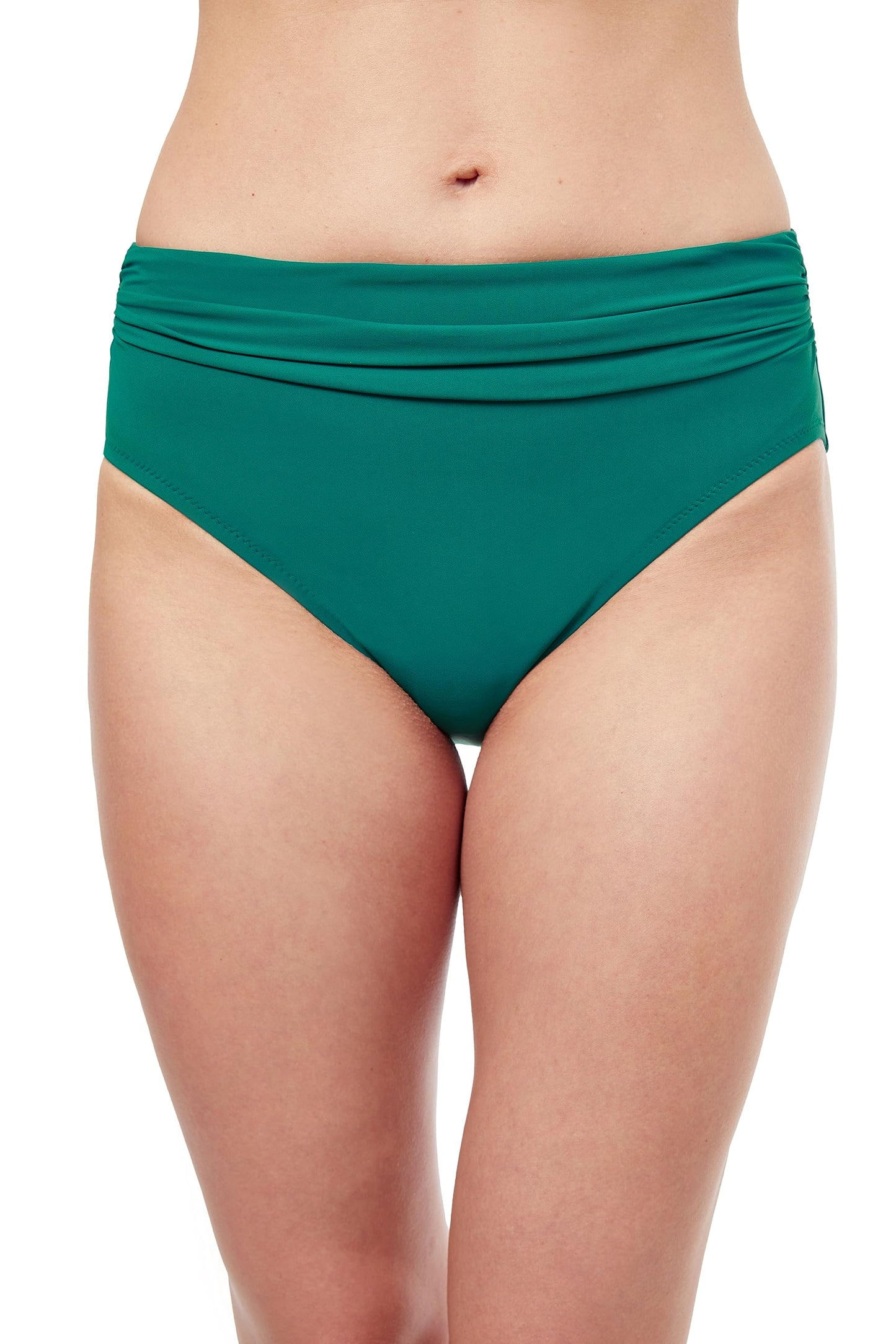 Profile by Gottex Womens Tutti Classic Bikini Bottoms, Emerald, 14 US