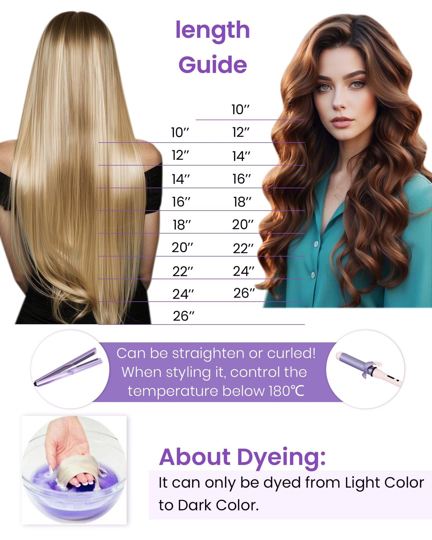 LaaVoo Tape in Hair Extensions Human Hair Tape in Extension Platinum Blonde 18 Inch Tape ins Hair Extension White Blonde Seamless Hair 20pcs/50gram