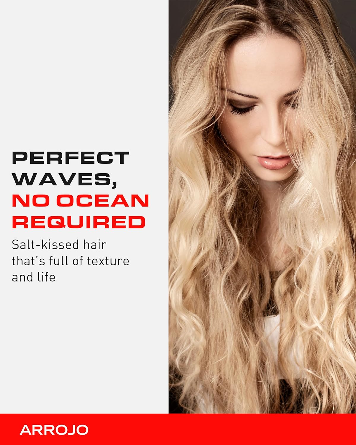 Wave Mist Sea Salt Spray - Sulfate & Paraben-Free Hair Texture Spray for Beach Waves & Volume | 8.3 fl. oz.