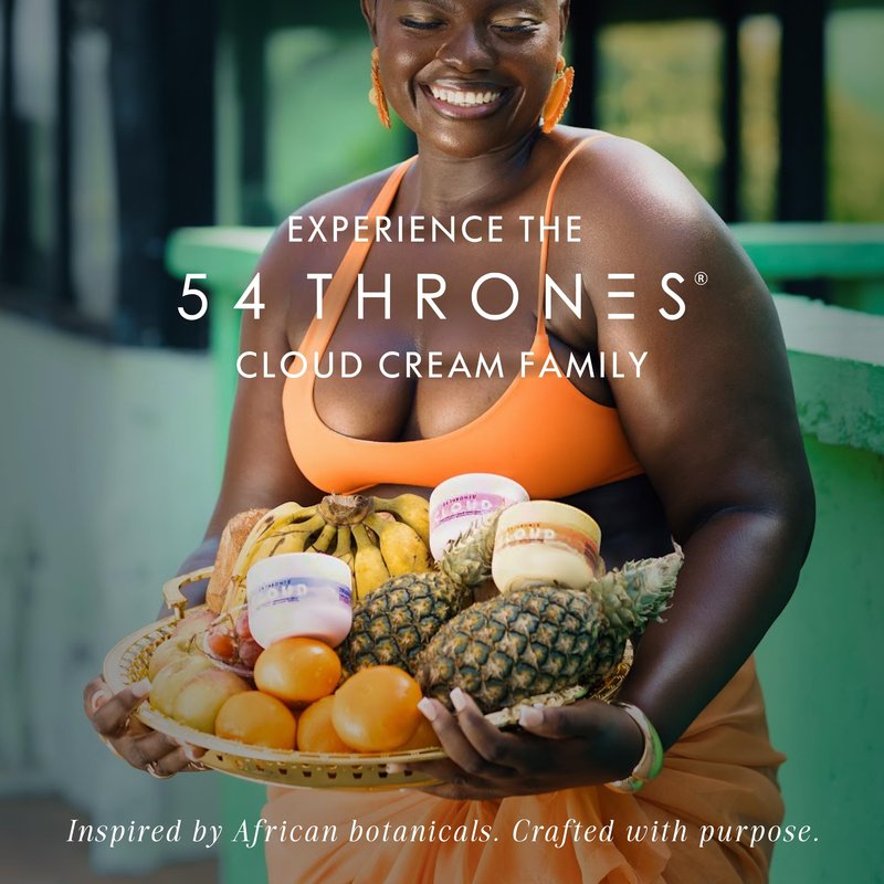 54 Thrones Barrier Repair Cloud Cream, Ultimate Hydrating Skin Care, Hydrating Peptide Moisturizer, Active Skin Repair Cream, Active Repair, Ugandan Vanilla & Ethiopian Honey