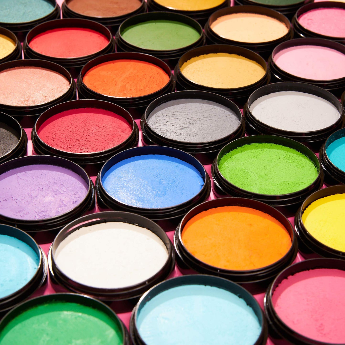 Moon Creations Pro Face & Body Paint Cake Pots Golden Sand - Professional Water Based Face Paint Makeup for Adults, Kids - 1.26oz