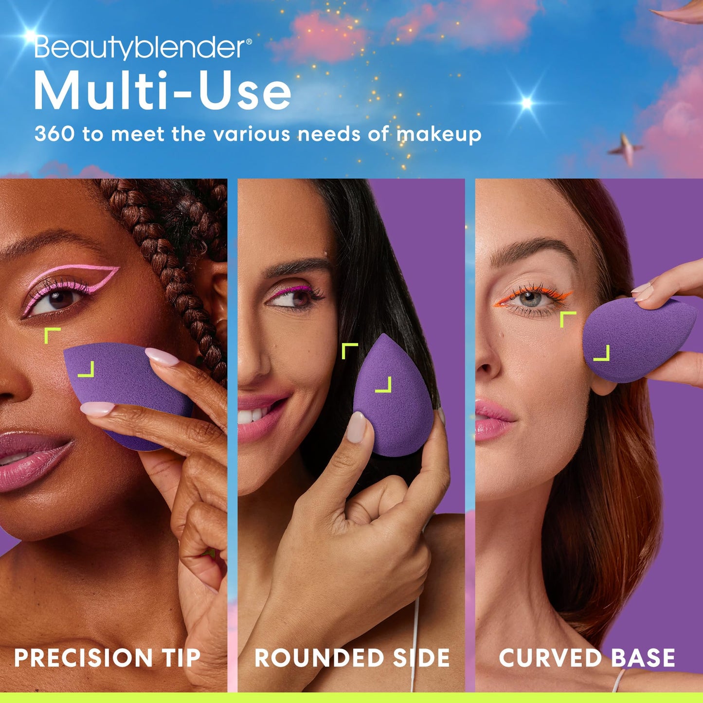 Beautyblender® | Eclipse Beauty Blender 2-Piece Blend Set | Blend & Store Set Includes 1 Makeup Sponge and 1 Nest, Vegan & Cruelty Free, Made in the USA