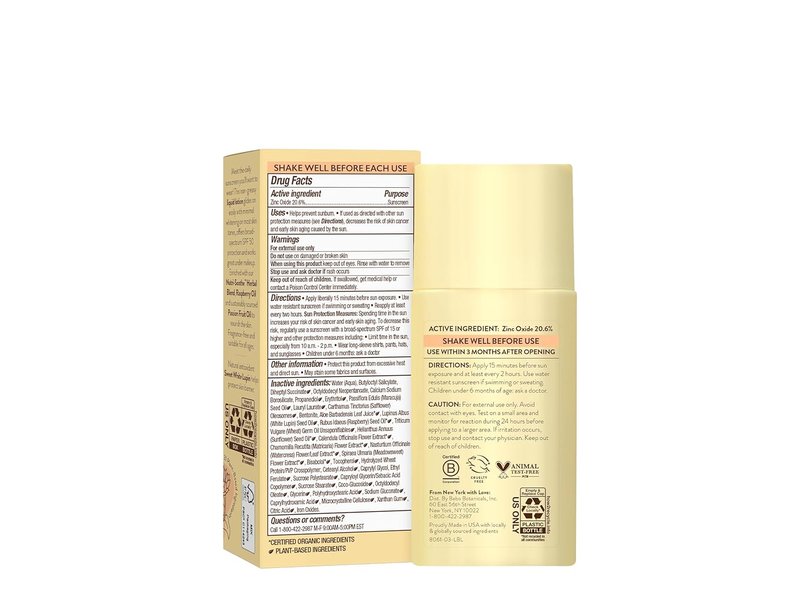 Babo Botanicals Daily Sheer Mineral Sunscreen SPF 50 - Lightweight Zinc Oxide Formula | Fragrance-Free, Face Use