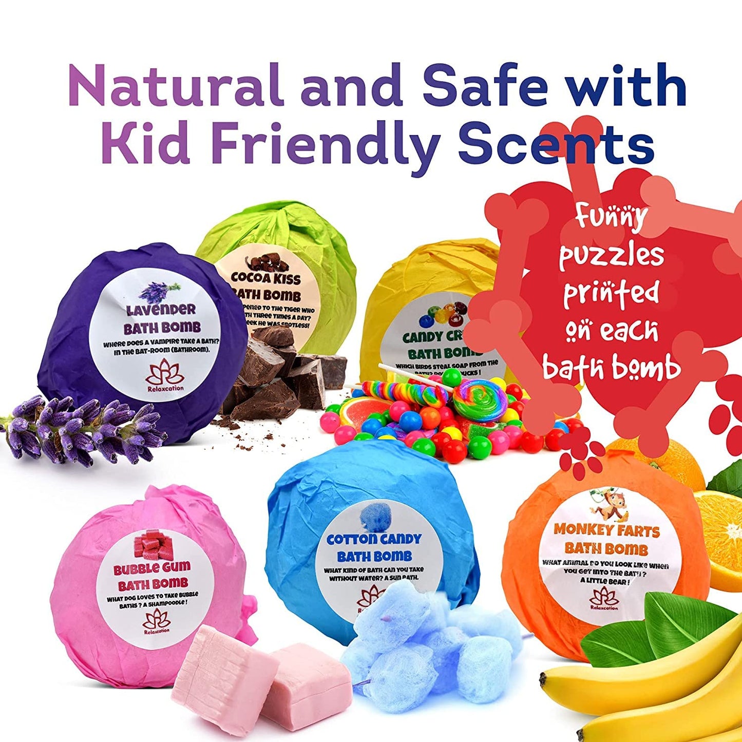 Made in USA Dino Bath Bombs for Kids with Big Funny Dinosaurs Surprise Toys Inside - Quality Funny Dinosaur Surprises Inside Bubble Bath Bombs | Gift for Boys and Girls on Birthday