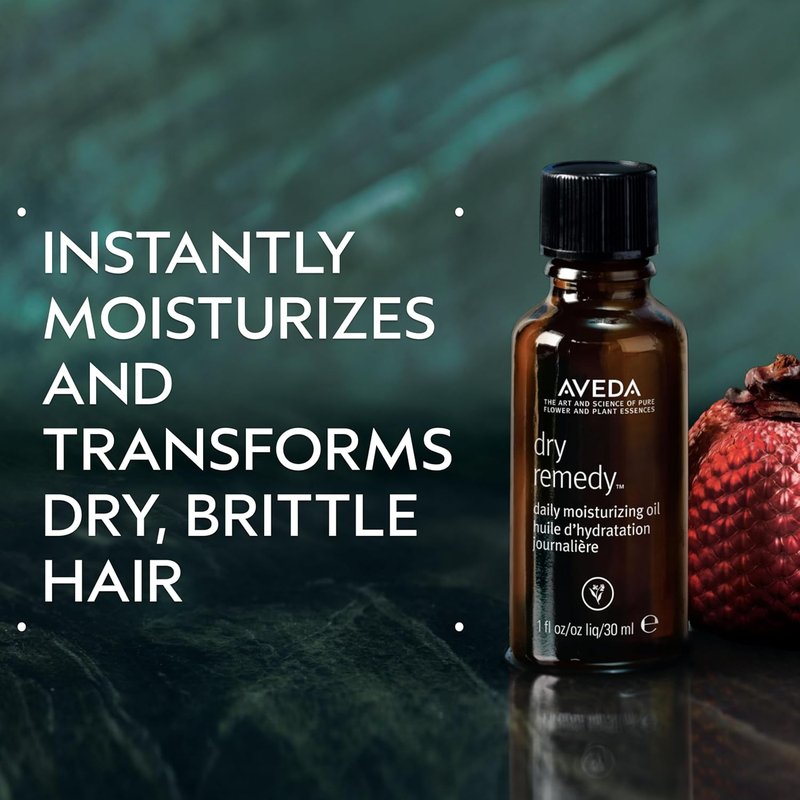 Aveda Dry Remedy Daily Moisturizing Oil - Hydrating Oil for Dry, Brittle Hair | Organic Buriti Oil | 1 Fl Oz