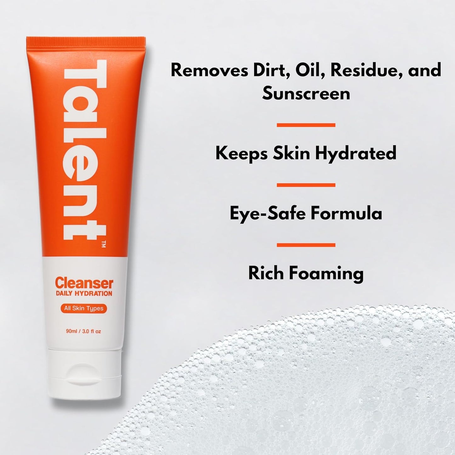 Korean Skincare Essential Starter Set - EWG Verified Daily Cleanser & Moisturizer | 90 Day Supply, Fragrance-Free
