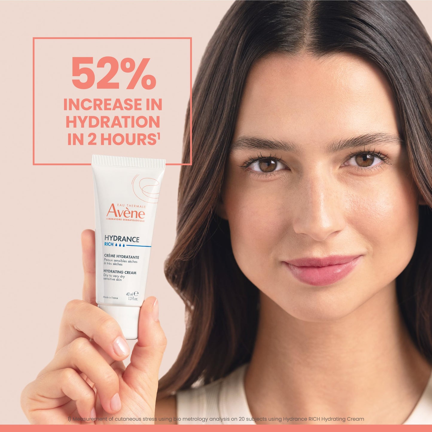 Avène Hydrance RICH Hydrating Cream, Daily Face Moisturizer, Soothes Feelings of Skin Tightness Associated with Dryness, Dry Skin Moisturizer, Non-Comedogenic Skin Care for Dehydrated Skin Barrier