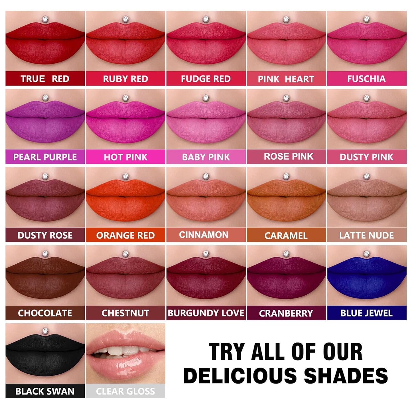 Burgundy Lipstick - Long Lasting Matte Liquid Lip Color | Smudgeproof & Easy to Apply, M47 Burgundy Love