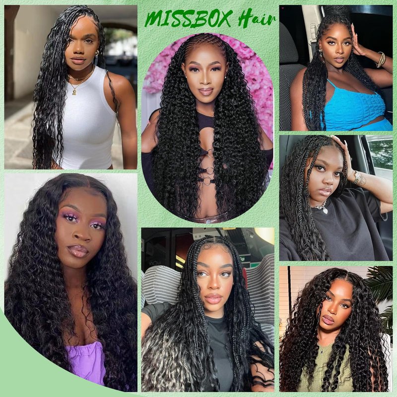 Human Braiding Hair 2 Bundles 100g 14 Inch Deep Wave Bulk Human Hair for Braid No Weft Curly Braiding Hair Bulk Curly Human Hair for Boho Braids 12A Brazilian Virgin Hair Extensions Natural Color