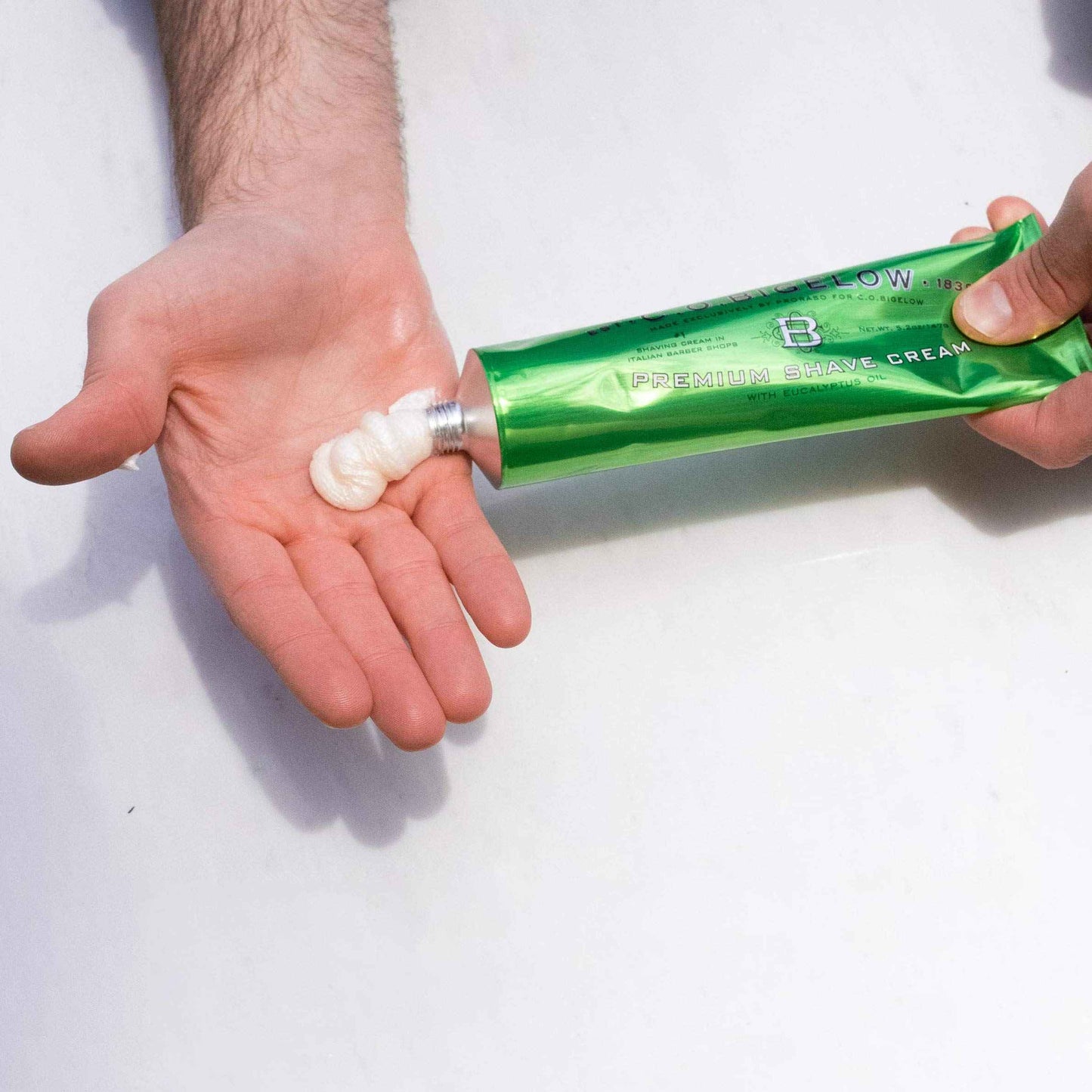 C.O. Bigelow Shaving Cream, 2 Pack of 5.2 oz Mens Shaving Cream with Eucalyptus Oil for Sensitive Skin & All Skin Types