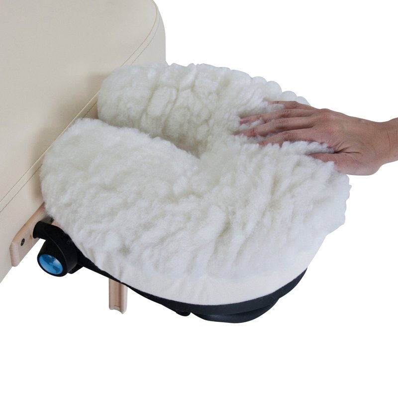 EarthLite Unisex Adult Headrest Face Cradle Cover, White, Face Cradle Cover US