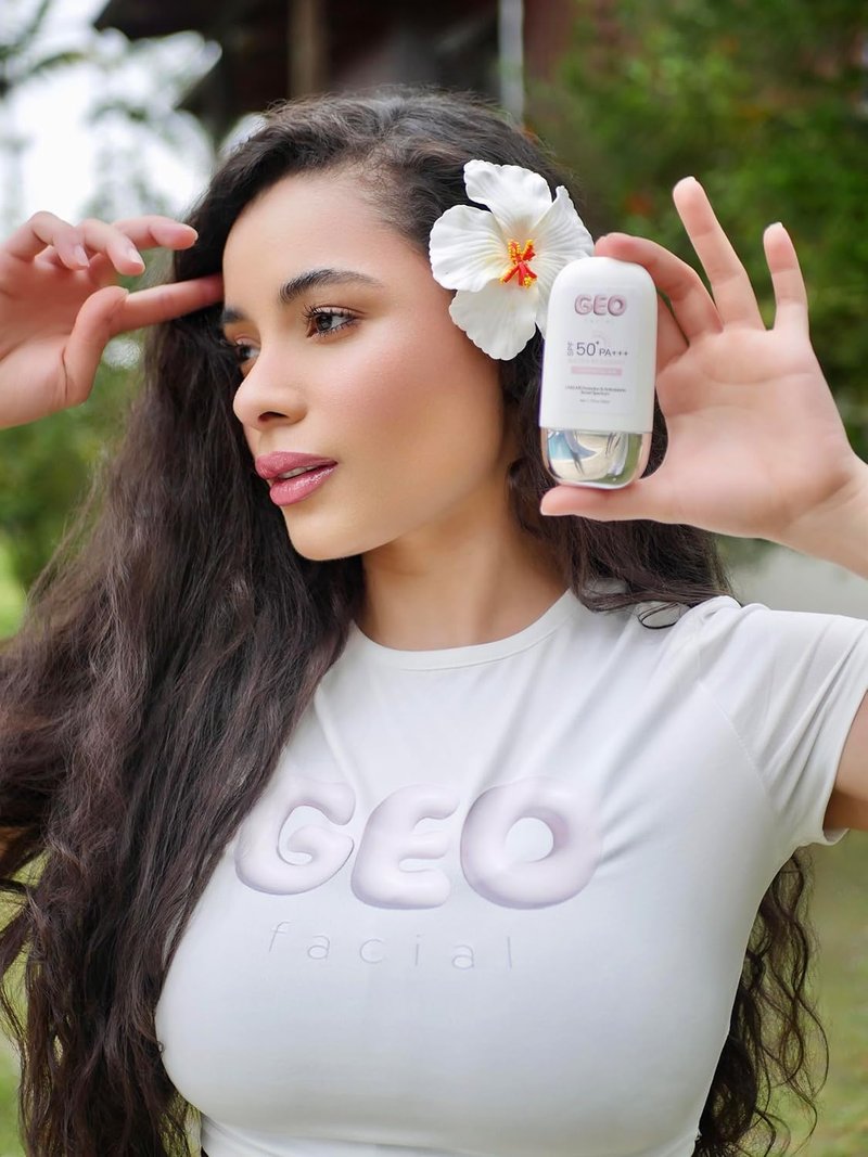 Geo Facial Sunscreen SPF 50+ | Water Resistant, Lightweight & Non-Greasy Formula for Sensitive Skin - 1.7 fl oz