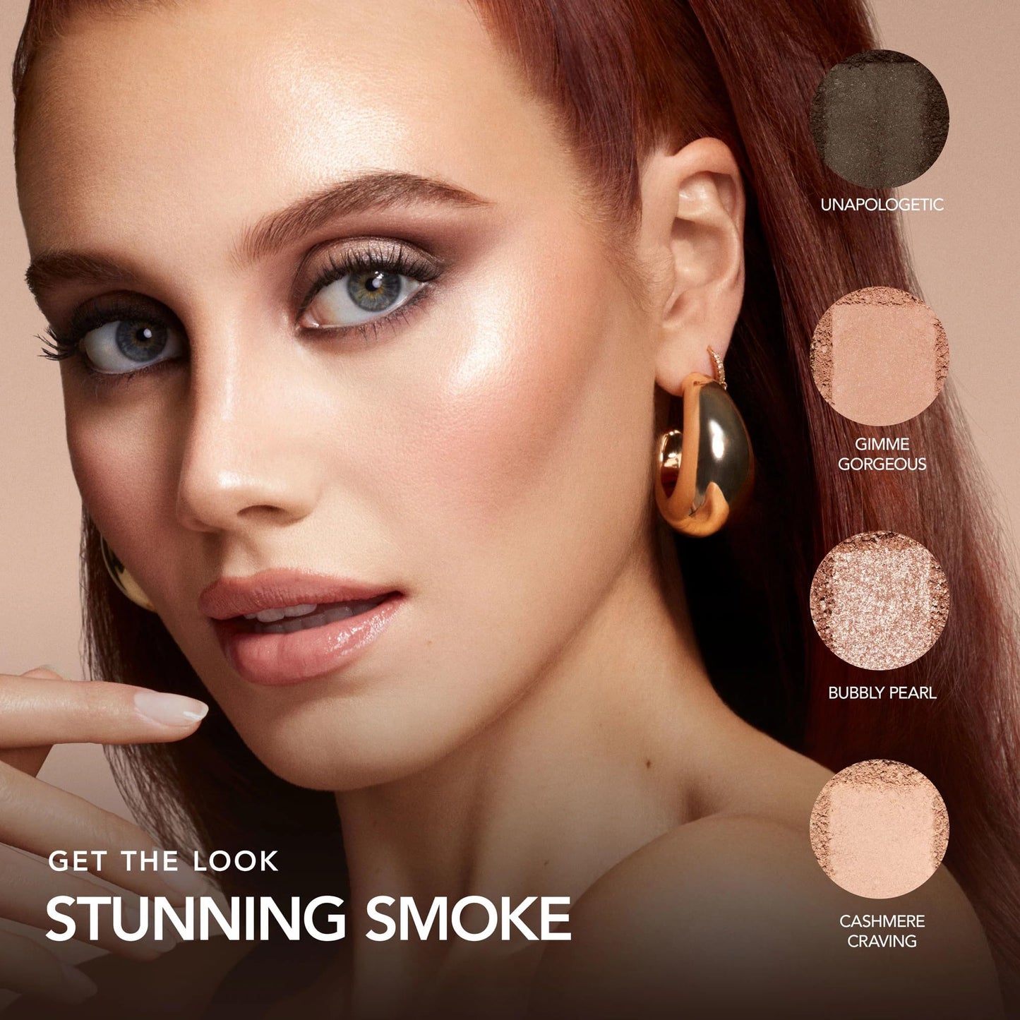BUXOM Makeup Eyeshadow Palette, High-Pigment Shades, Primer-Infused for Long-Lasting Wear, Blendable Matte, Shimmer & Satin Finishes, Talc-Free, Cruelty-Free, Iconic Nudes
