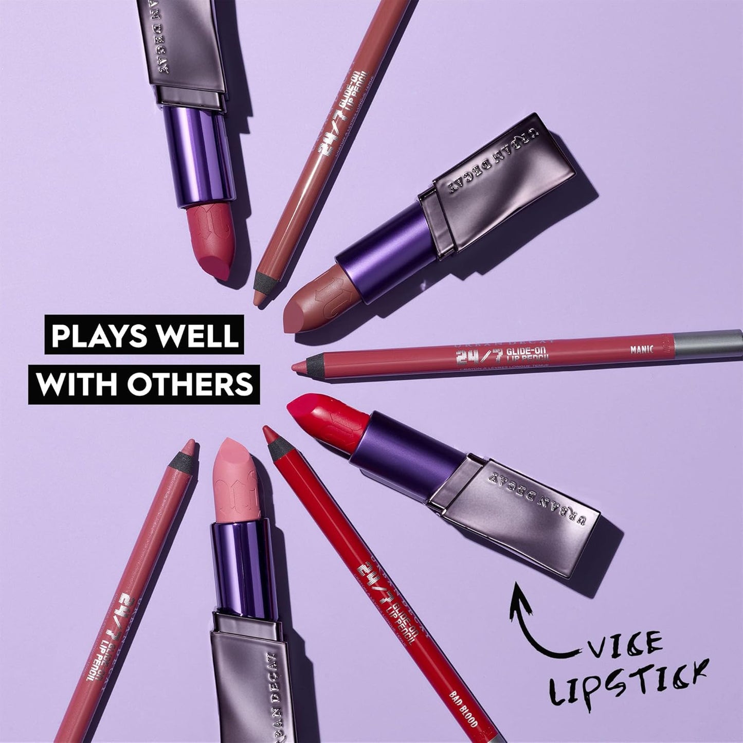Urban Decay 24/7 Glide-On Waterproof Lip Pencil - Longwearing, Smudge-Proof Lip Liner | Smooth Colors, 0.04 oz