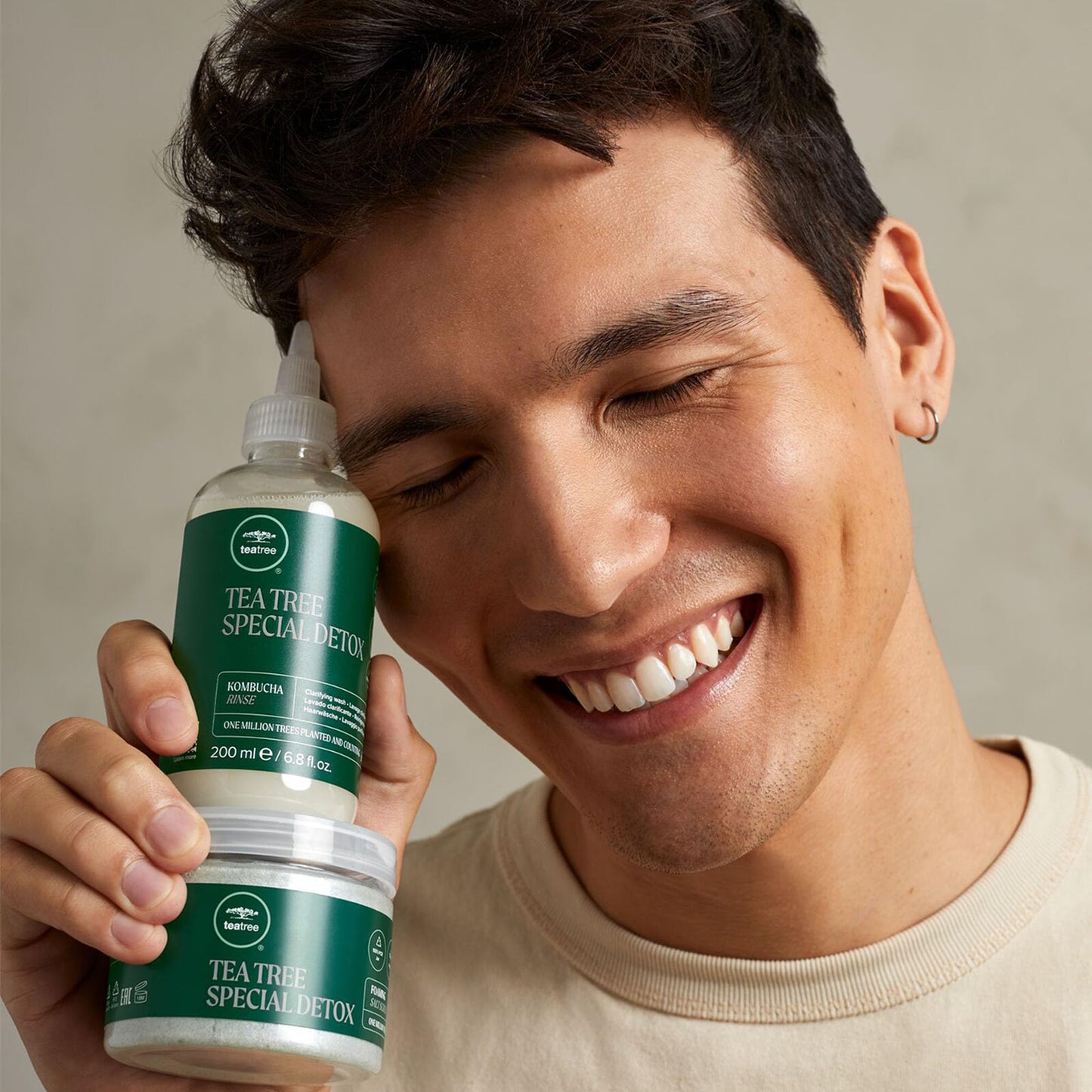 Tea Tree Special Detox Foaming Salt Scrub, Exfoliates, Refreshes Scalp, For All Hair Types, 6.5 oz.