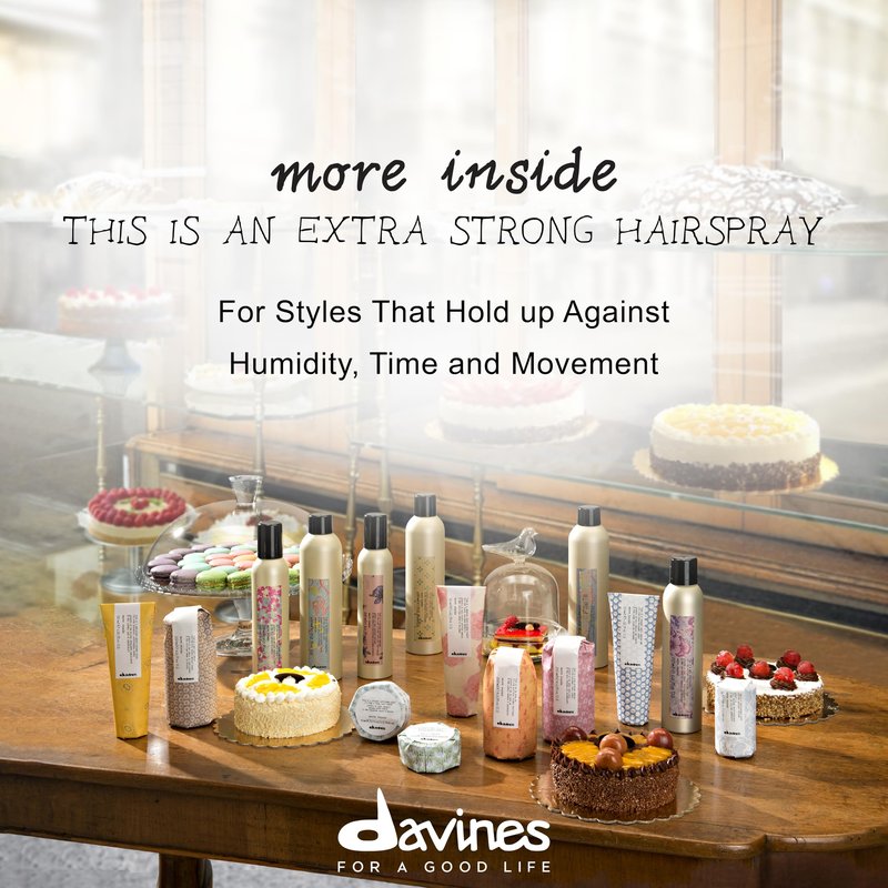 Davines This Is An Extra Strong Hair Spray, Extra Strong Hold Maximum Control - Extreme Hold for Updos & Styles - Humidity Resistant & Long Lasting, 13.53 Fl Oz