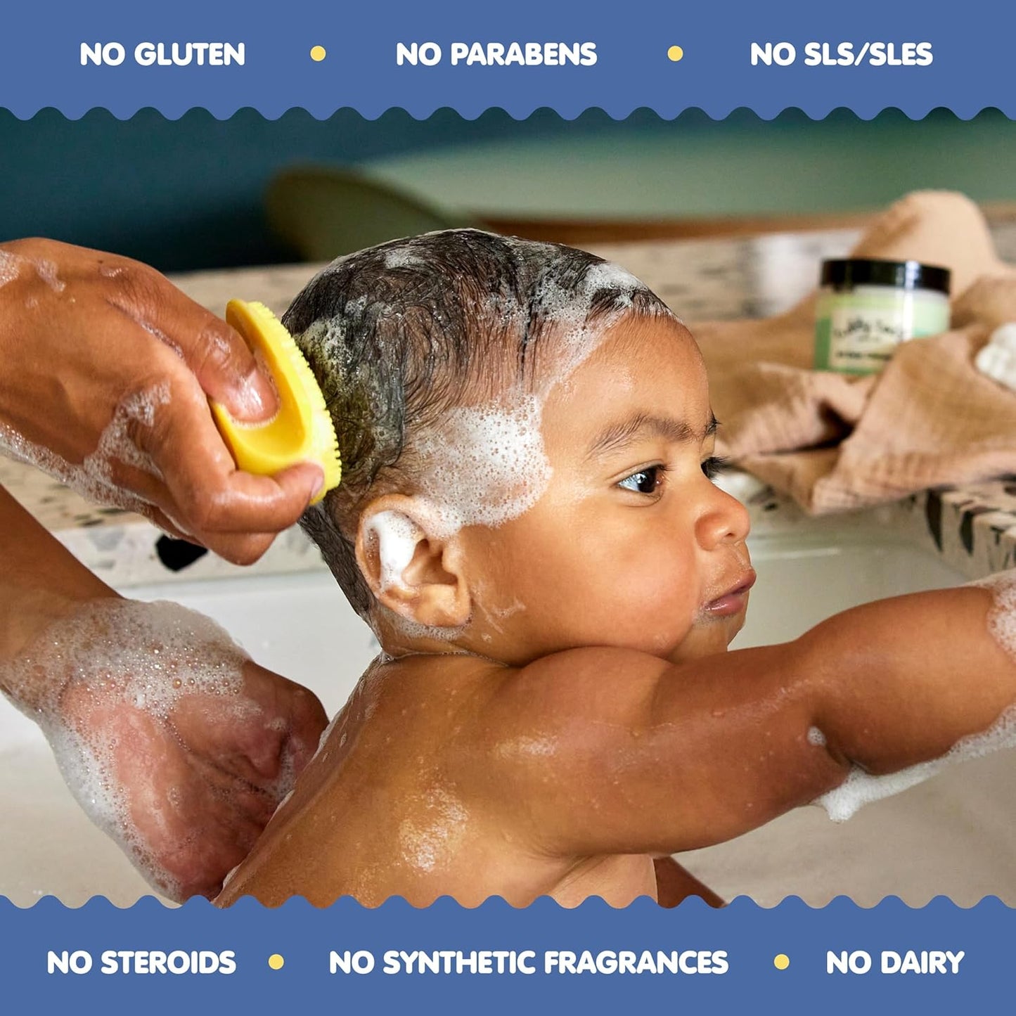 Cradle Cap Baby Hair Treatment Kit - Bye-Bye Cradle Cap Gel, Silicone Brush & Ointment | Gentle for Sensitive Skin