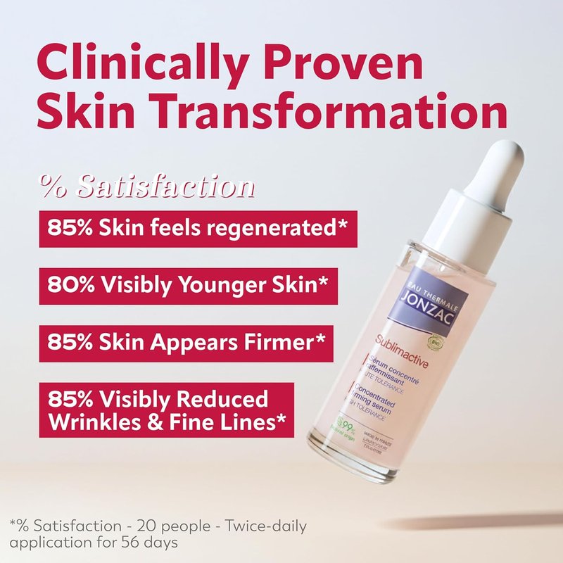 Jonzac Sublimactive Anti-Aging Firming Serum - Reduces Fine Lines & Smooths Wrinkles | 1.01 Fl Oz