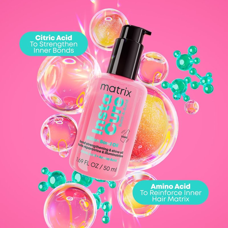 Matrix Instacure Bond Oil - Professional Hair Repair for Mega Damaged Hair | Strengthening Treatment
