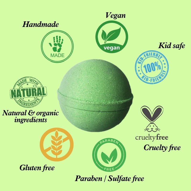 Bath Bomb Gift Sets for Men. 18 Therapeutic Spearmint Eucalyptus Bath Bombs for Sore Muscles. Best Mens Bath Bomb Gift Box for Him & Her