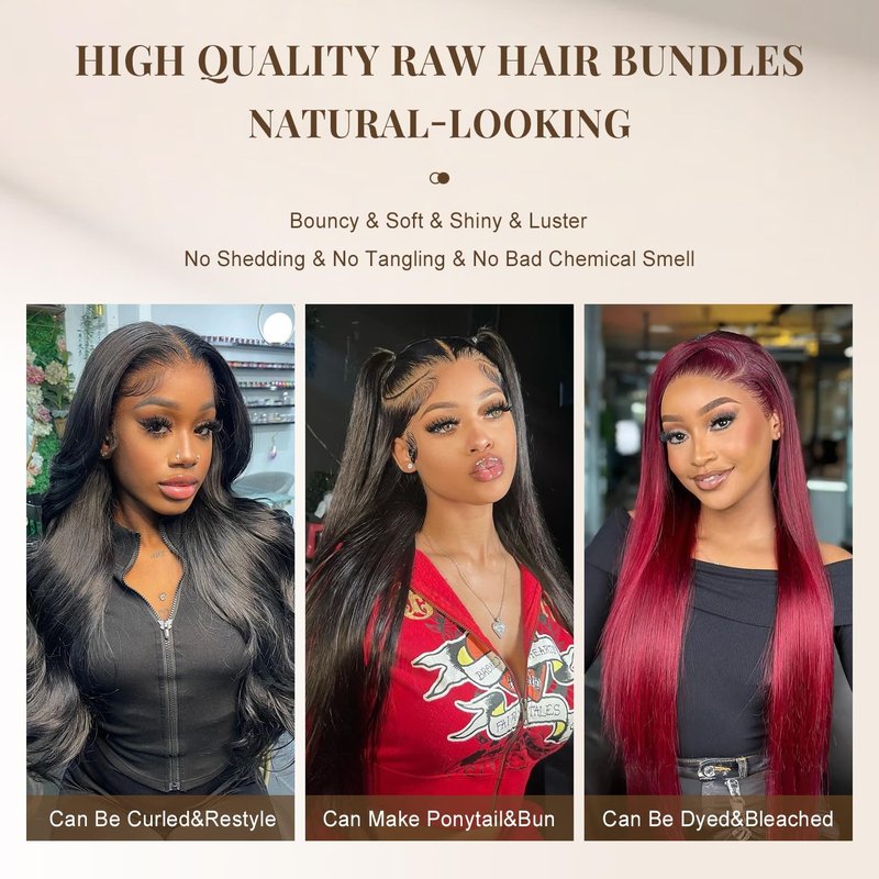 MIRONICA Straight Human Hair One Bundles 22 Inch 12A Brazilian 1 Bundles Human Hair 100% Unprocessed Virgin Hair Double Machin Weft for Black Women Natural Black Color Hair Extensions