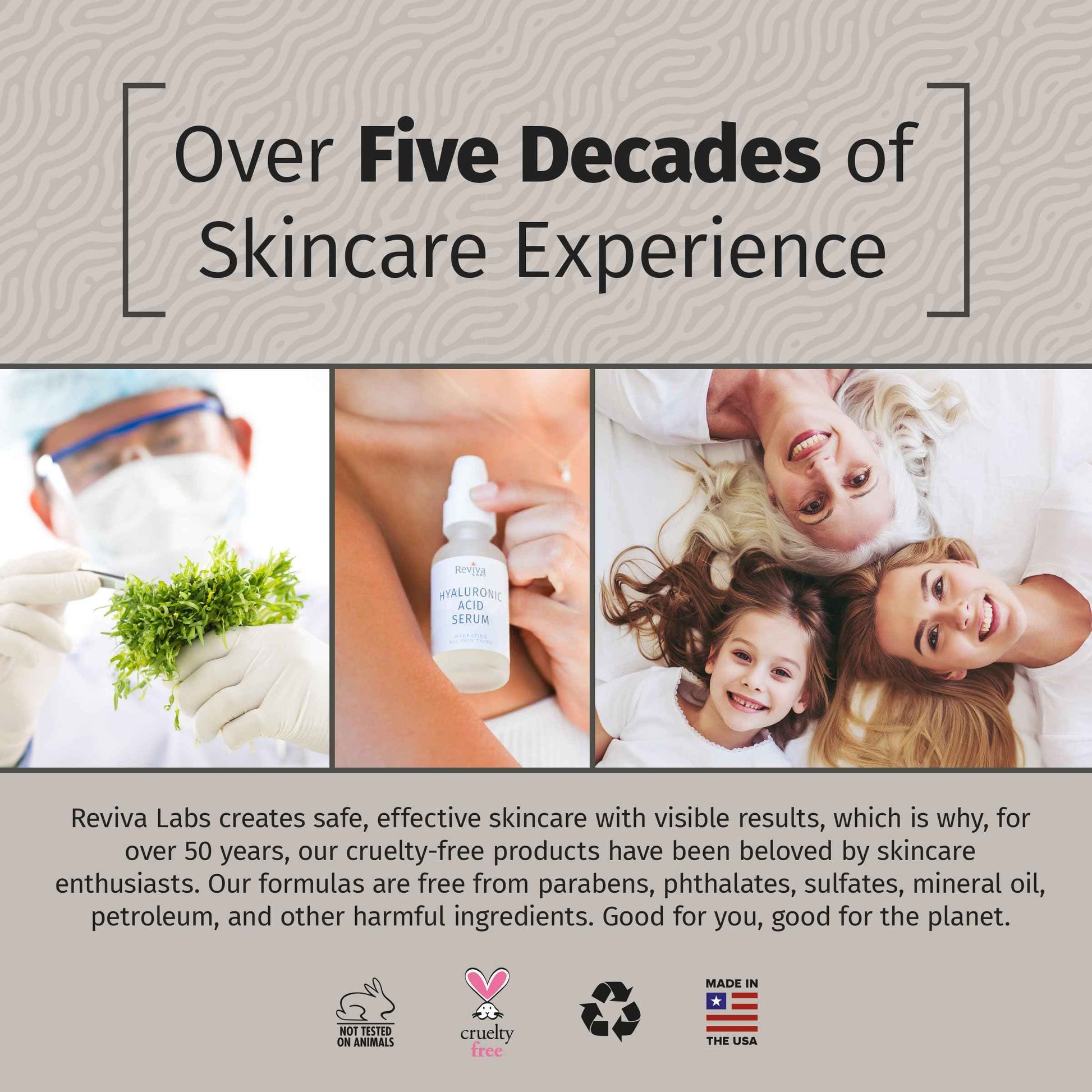 Reviva Labs Hyaluronic Acid Serum for Face and Neck - Moisturizing, Nourishing, and Hydrating Serum Acido Hialuronico - Face Serum for Women, 1 Fl Oz