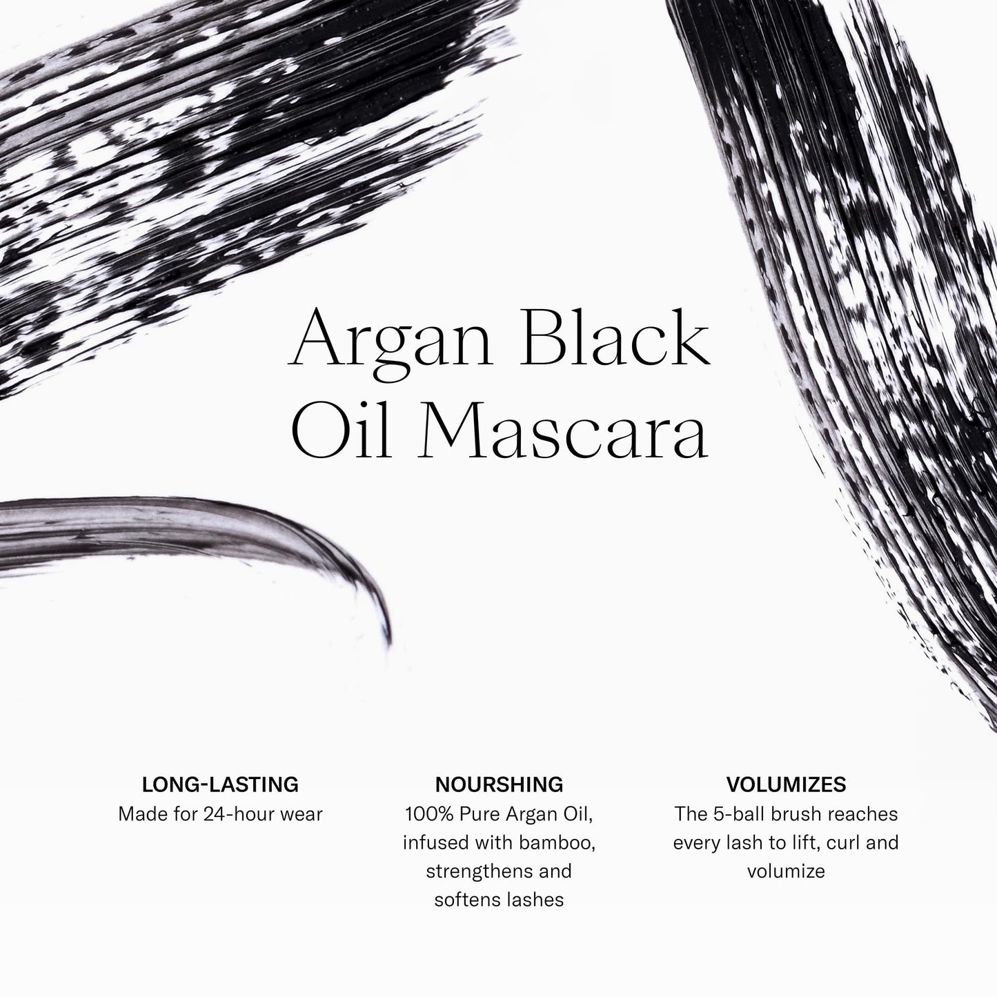 Josie Maran 3-Piece Color Makeup Kit - Argan Oil-Based Makeup Balm for Lips, Cheeks and Eyes, Hyaluronic Acid Lip Plumper & Argan Black Mascara (3 Piece Set)