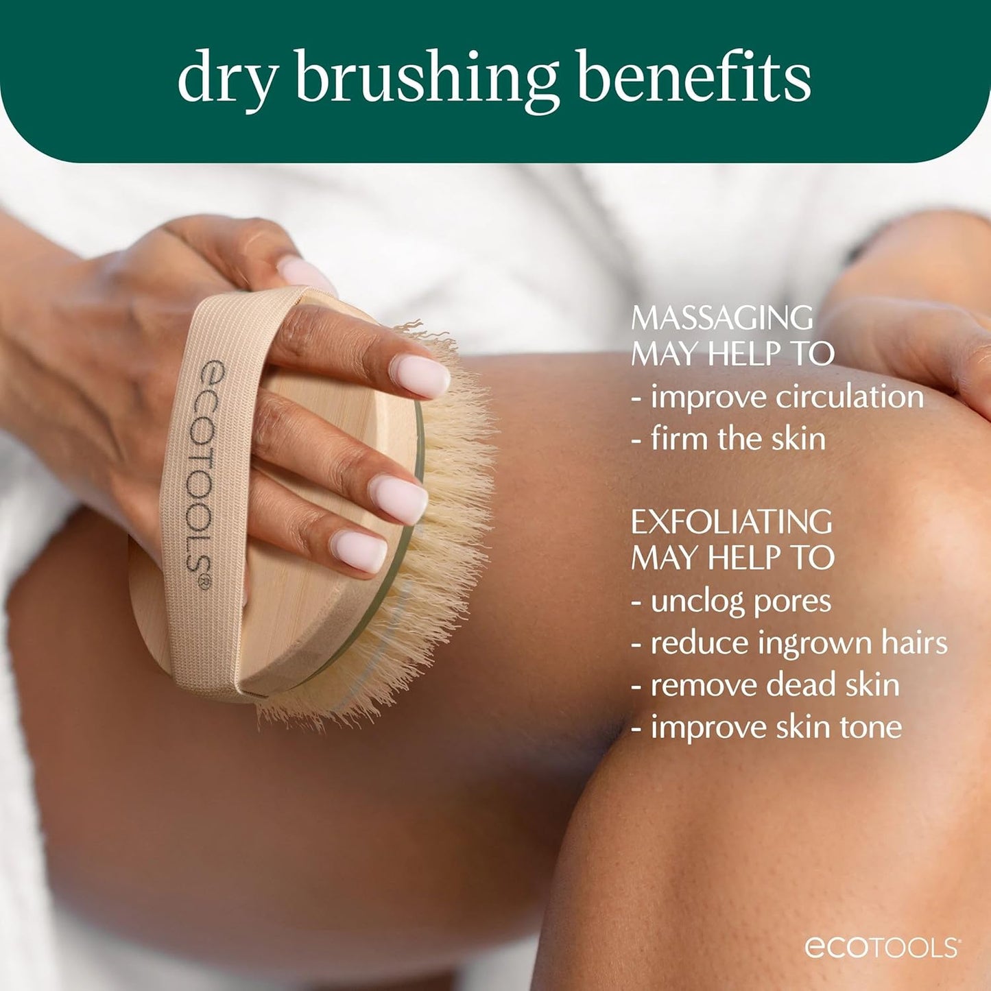 EcoTools Exfoliating Bath Net, Inspired by African Bath Net Sponge, Exfoliates & Cleanses Whole Body, Flexible & Reusable, Eco-Friendly Body Scrubber, Vegan & Cruelty-Free, 1 Count