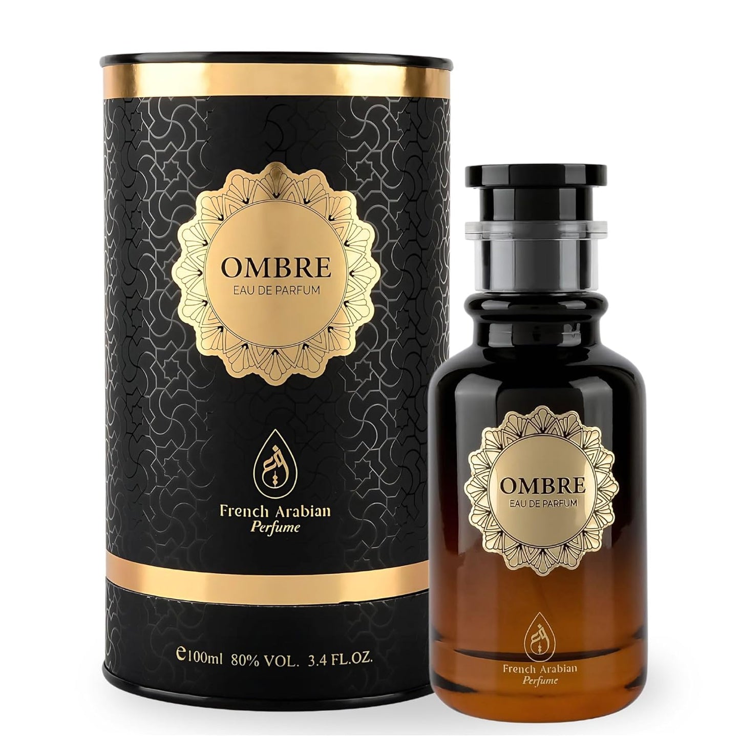 French Arabian Perfumes Ombre EDP - 100 ML Oud Wood Fragrance for a Desert-Inspired Journey