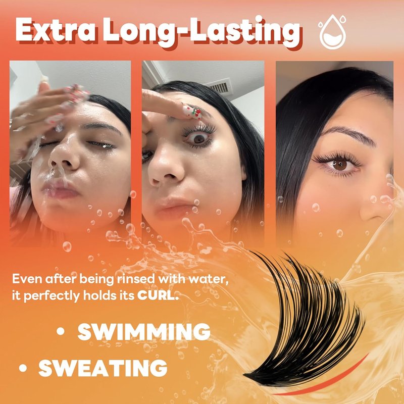 Lash Extension Kit - DIY 40D & 50D C Curl Natural False Lashes | 280 Pcs Individual Eyelash Clusters with Waterproof Bond & Seal Glue