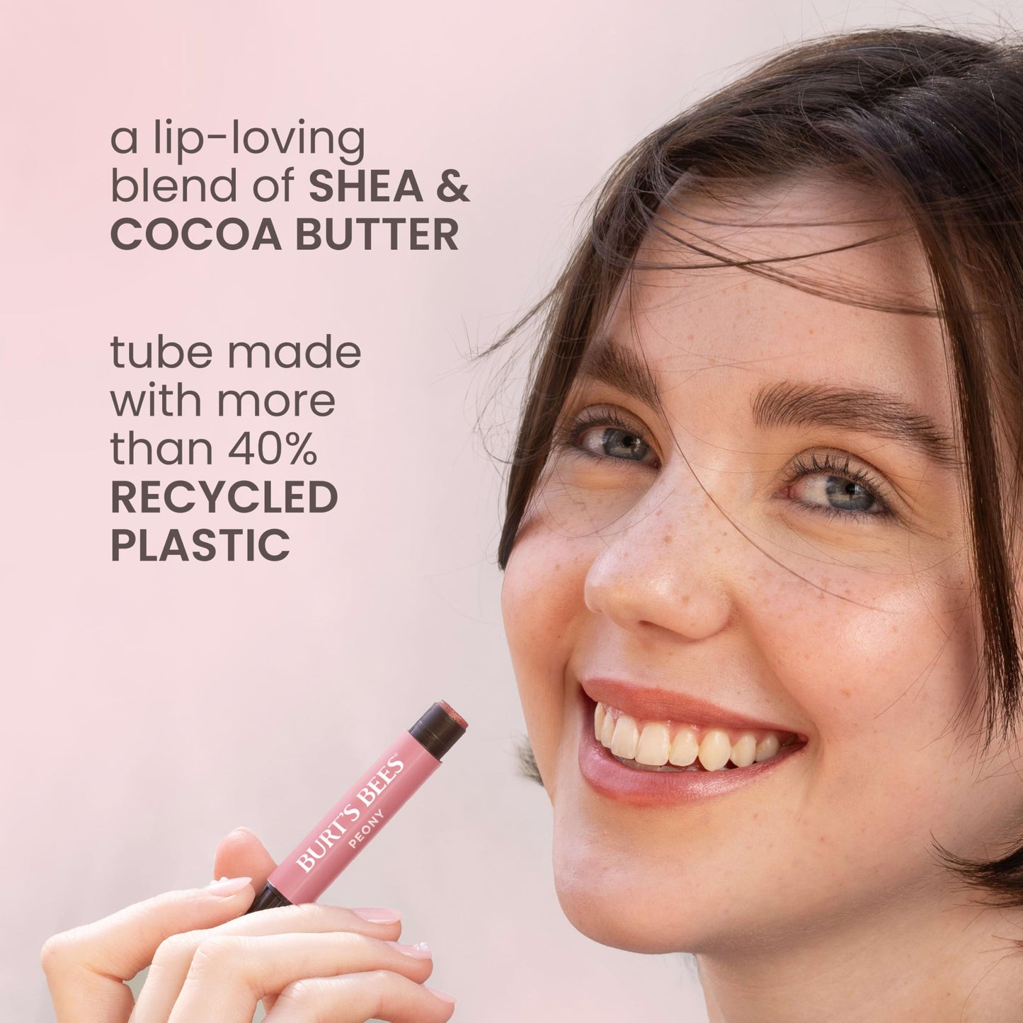 Burt's Bees Lip Shimmer Nude Collection, Tinted Lip Balm Stick, Moisturizing for All Day Hydration with Natural Glowy Pigmented Finish & Buildable Color, 3 Warm Shades, Value Pack, 0.09 oz., Three Tubes