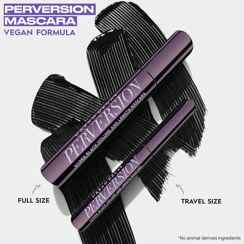 Urban Decay Perversion Volumizing Mascara - Intense Black, Smudge-Resistant, Vegan Formula | 0.13 fl oz