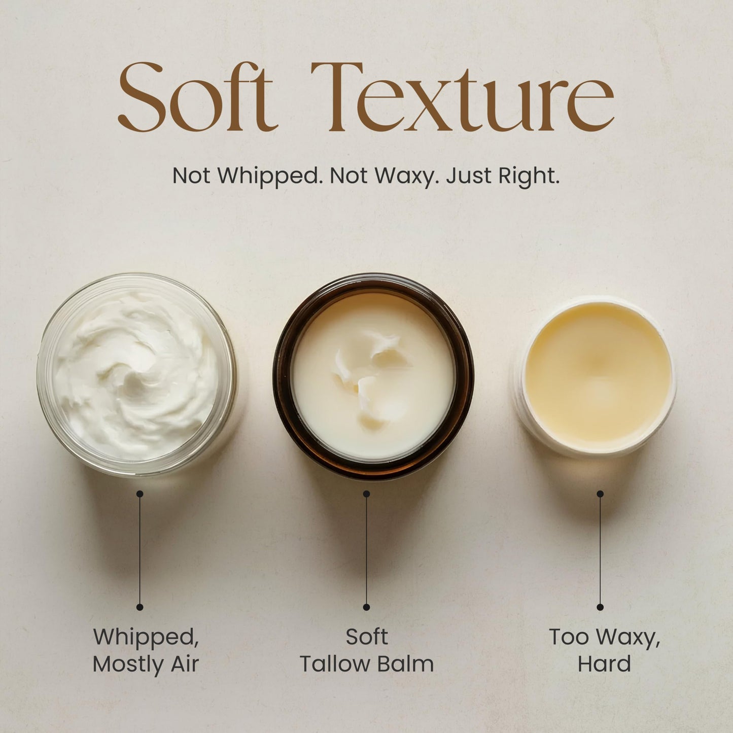 Beef Tallow for Skin - Tallow and Honey Balm For Face - Gift Ready - Tallow Face Moisturizer - Beef Tallow Moisturizer - Tallow Balm - Grass Fed Beef Tallow For Skin - Tallow Face Cream Lotion