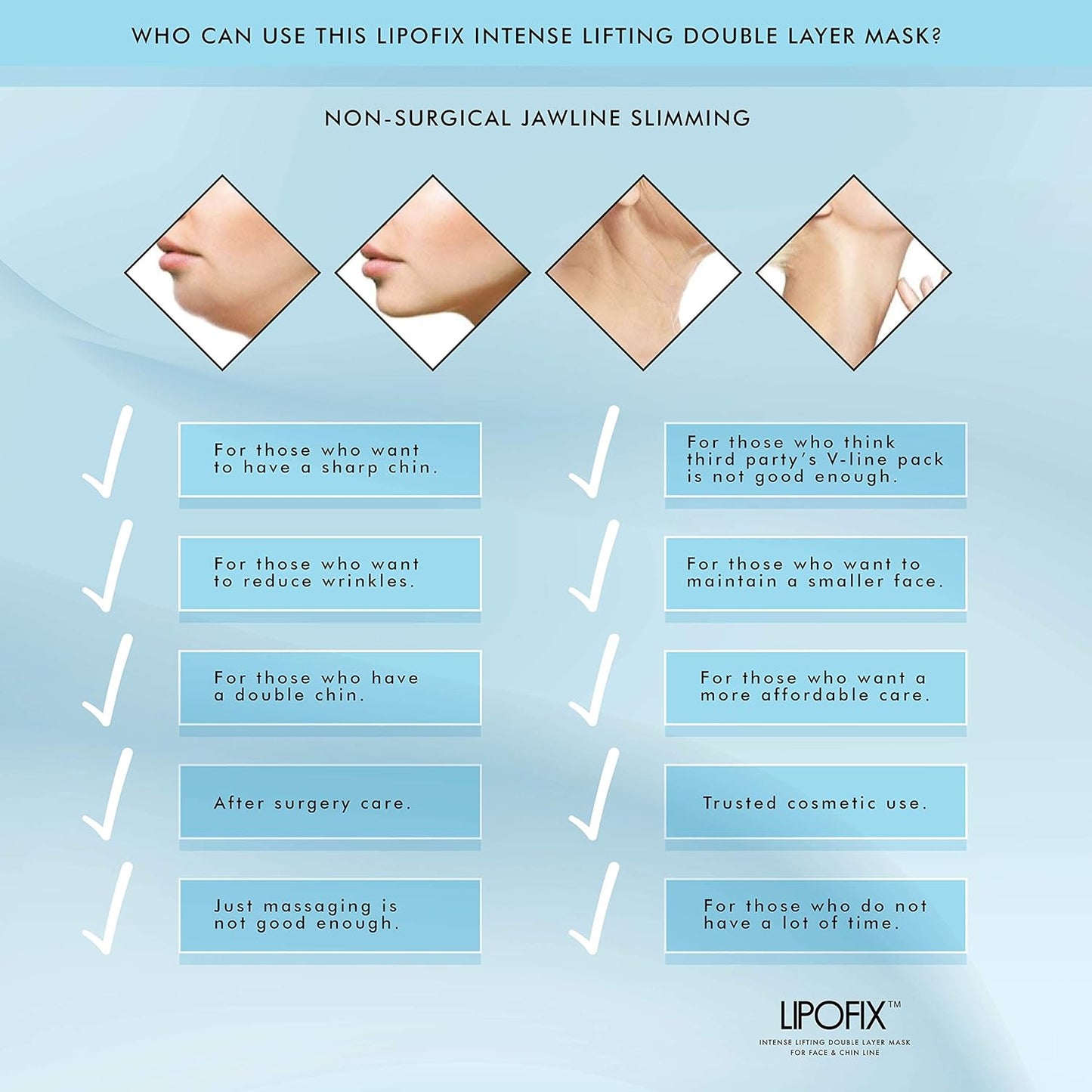 V-Line Sculpting Mask - Advanced Chin & Jawline Shaping Solution for Tightening & Lifting | 5 Pack