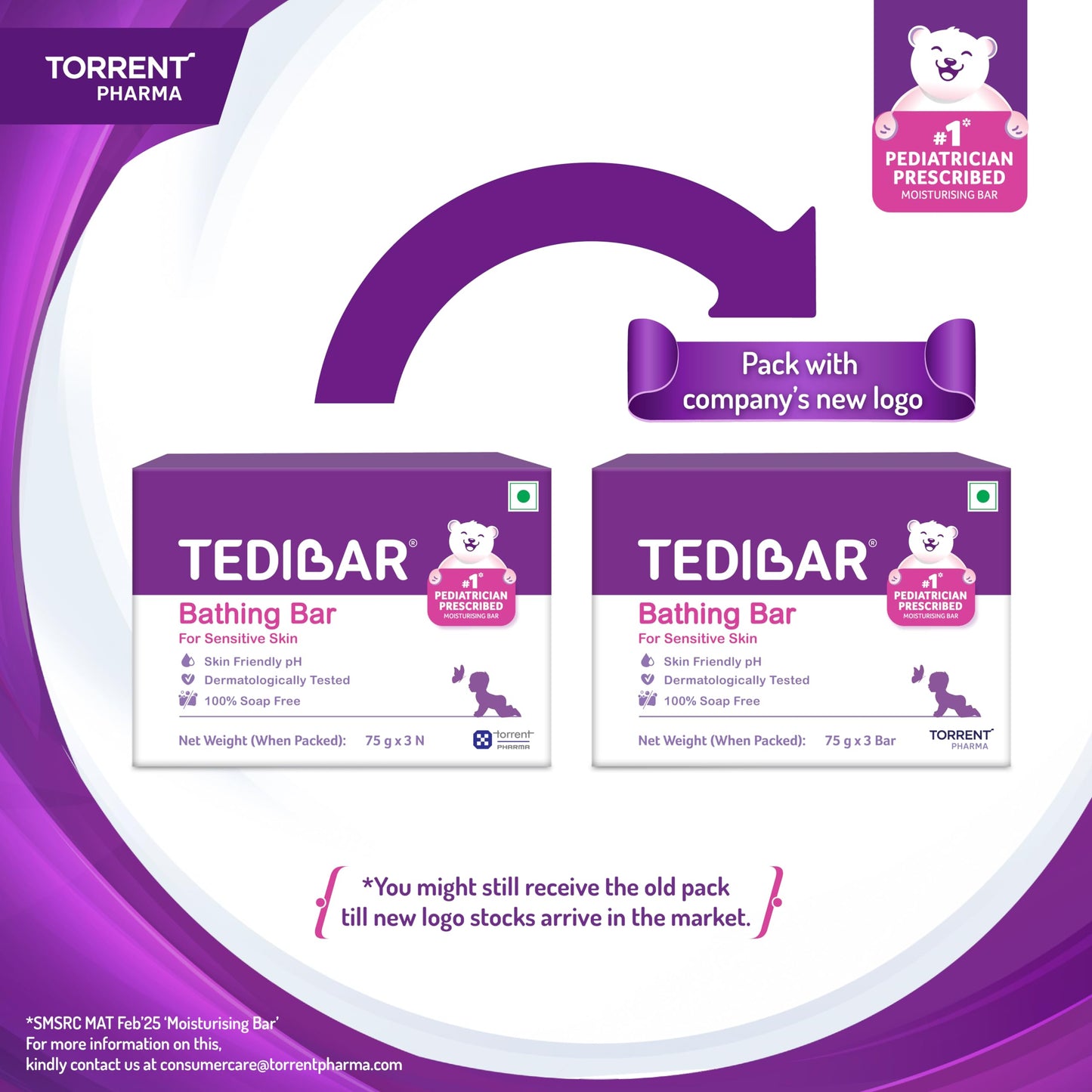 Tedibar Bathing bar (75 g x 3's)