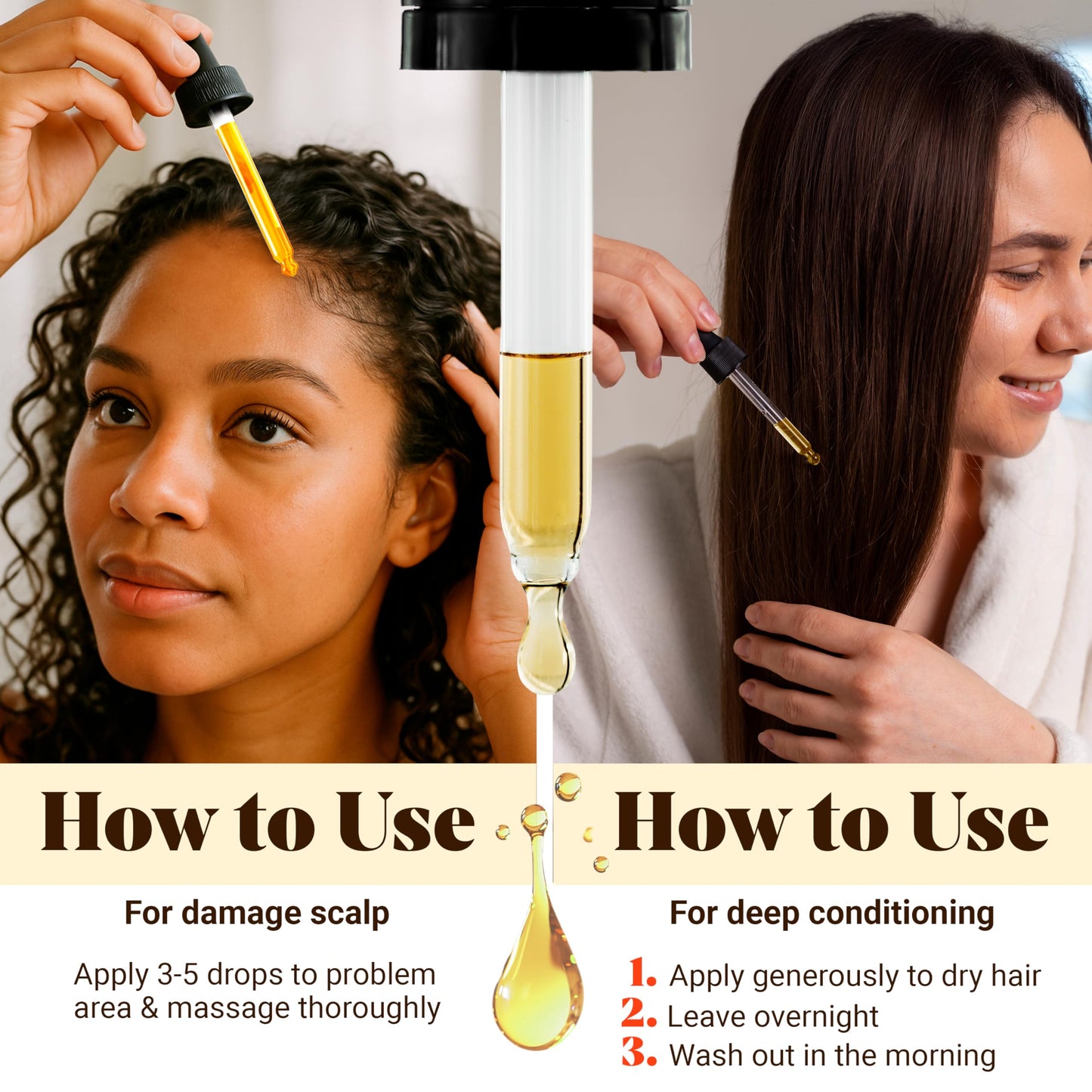 Vital Strands Batana Oil for Hair Growth – 100% Pure & Organic Botana Oil from Honduras – Strengthens, Thickens & Restores Natural Hair – Cold Pressed Raw Scalp & Hair Treatment for Men & Women – 60ml