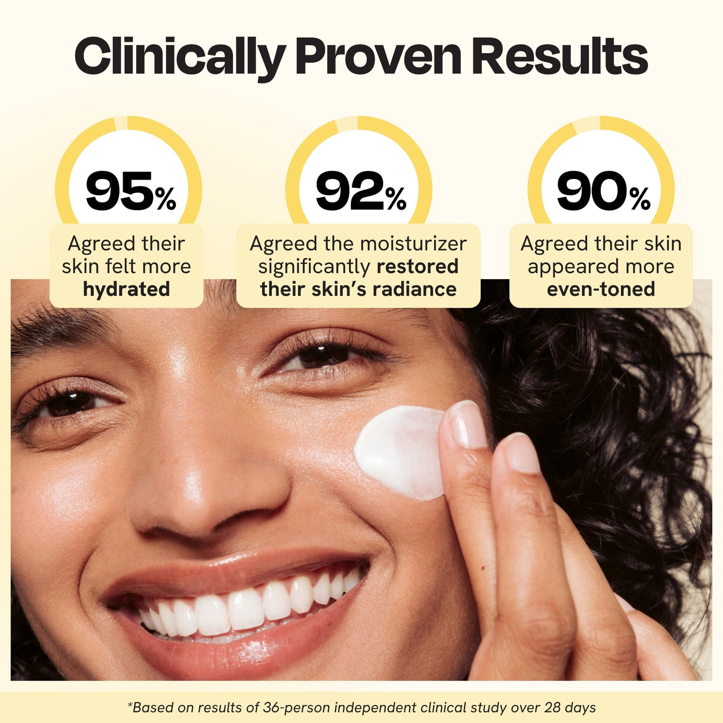 Gleamin Advanced Brightening Moisturizer - Facial Cream with Shea Butter, Vitamin C and Ceramides, Helps Improve the Look of Dark Spots, Uneven Tone & Deep Hydration, Fragrance Free - 1.7 fl oz