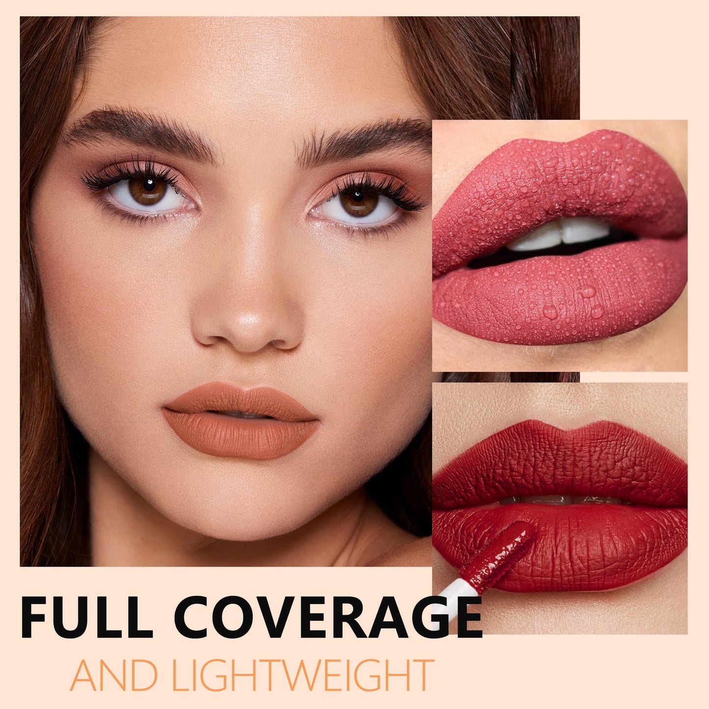 HANLADY Nude Lipstick Long Lasting Lipsticks for Women Pigmented Smudgeproof Transferproof Vegan Cruelty Free Lip Makeup (A61 Sugey Girl, 1 Pack)